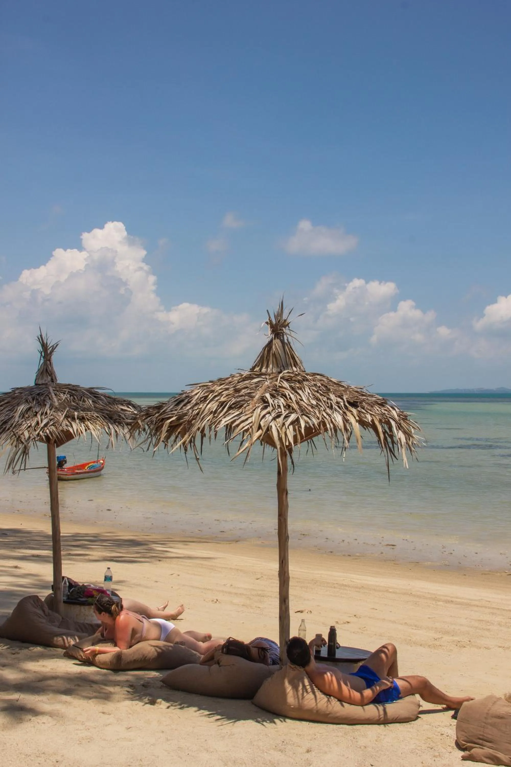 Seating area in Tiki Beach Koh Phangan Beach Restaurant Bar and Coworking
