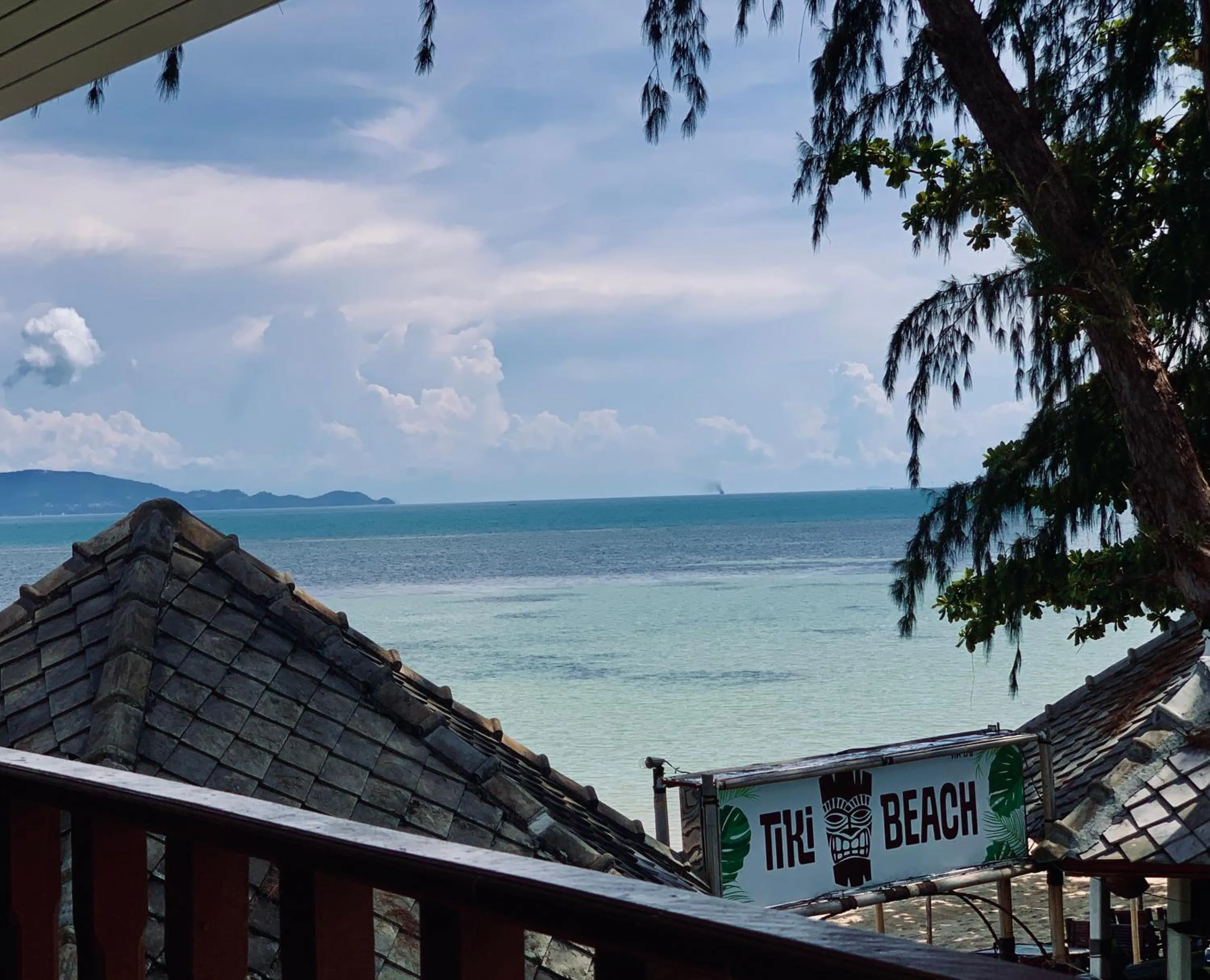 View (from property/room) in Tiki Beach Koh Phangan Beach Restaurant Bar and Coworking