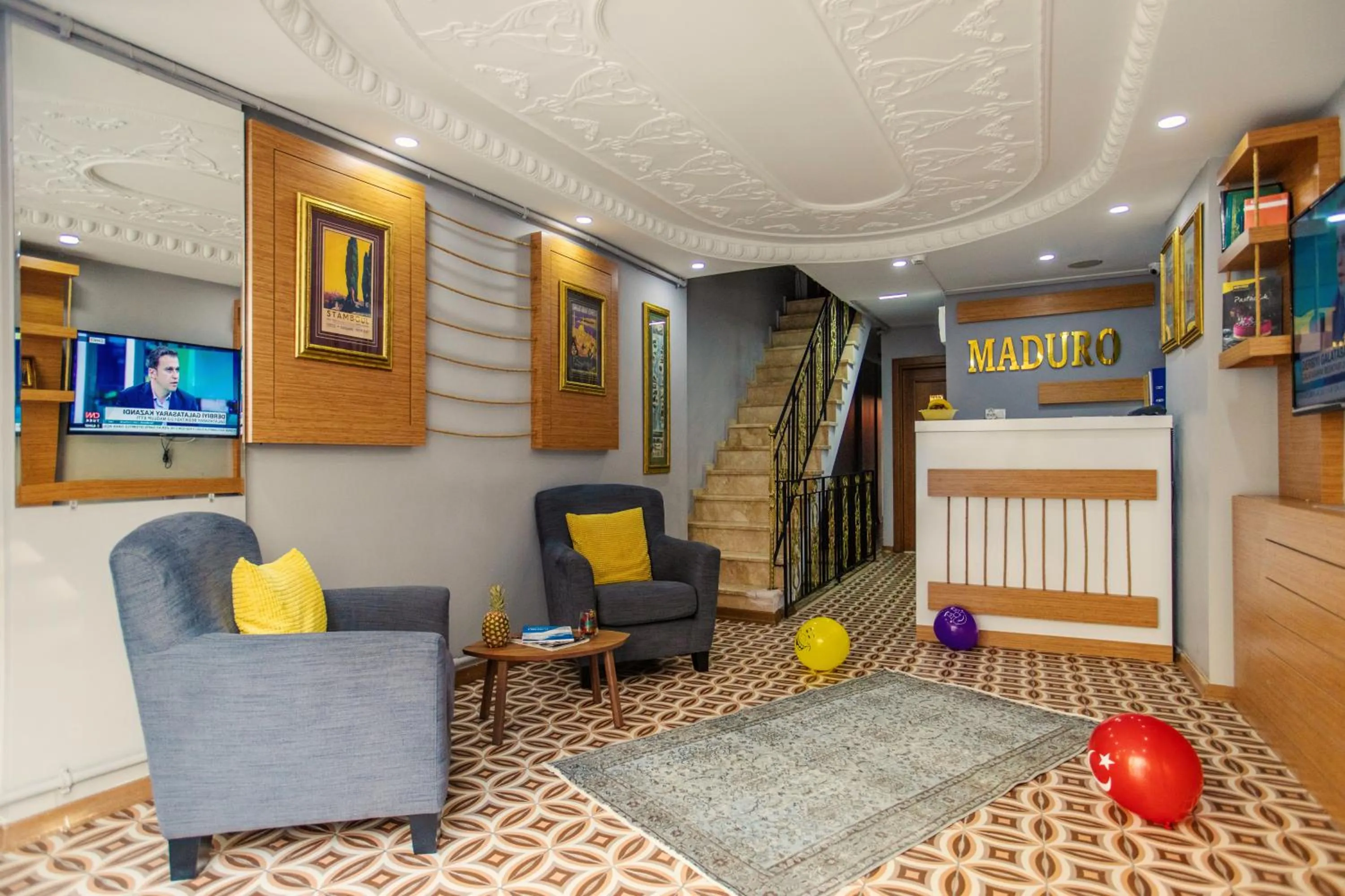Lobby or reception in Maduro Hotel Istanbul
