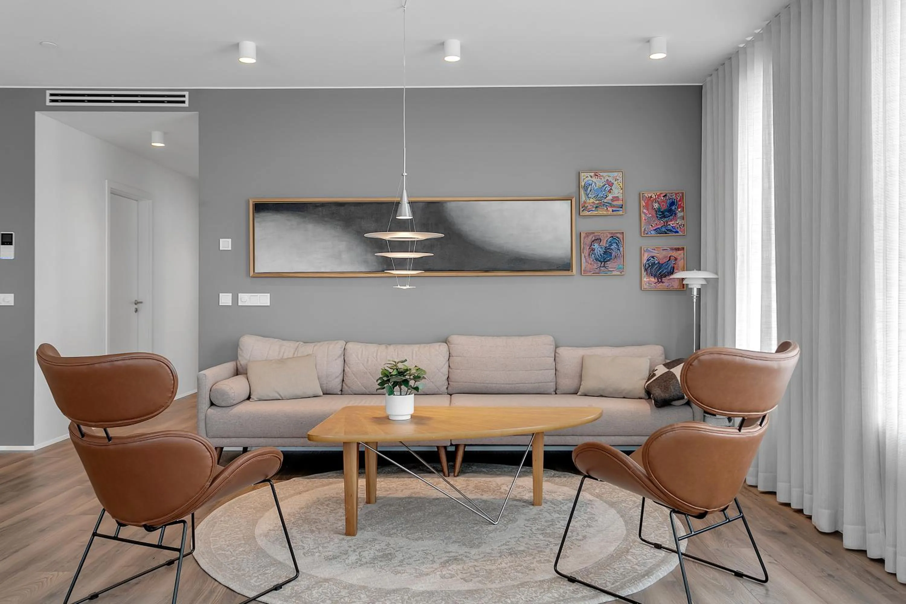 Living room in Sif Apartments by Heimaleiga