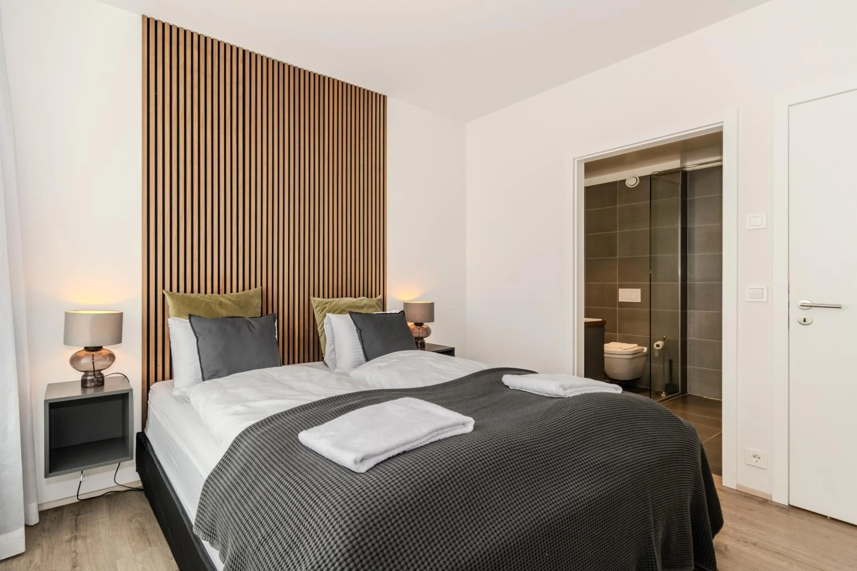 Bed in Sif Apartments by Heimaleiga