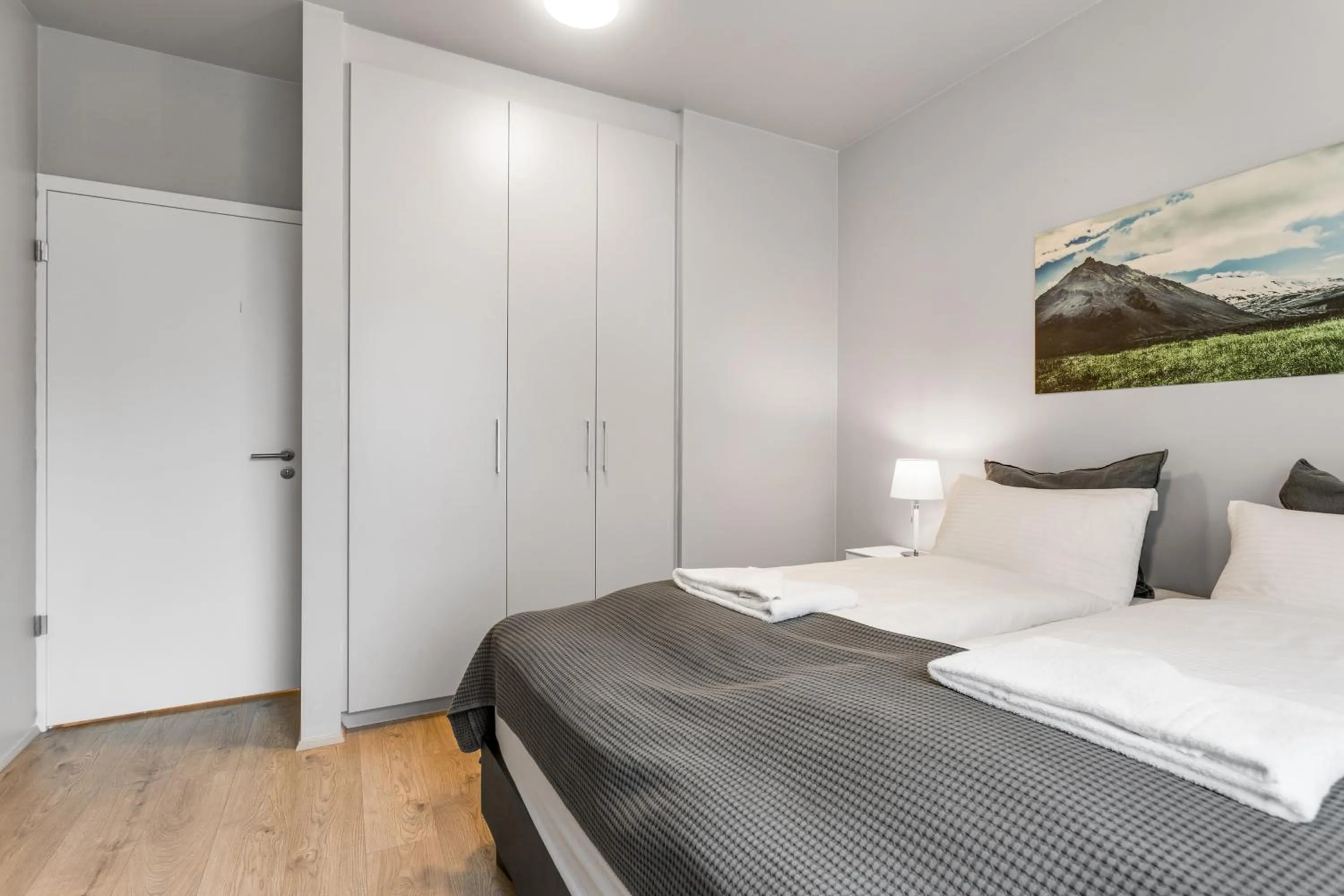 Bed in Sif Apartments by Heimaleiga