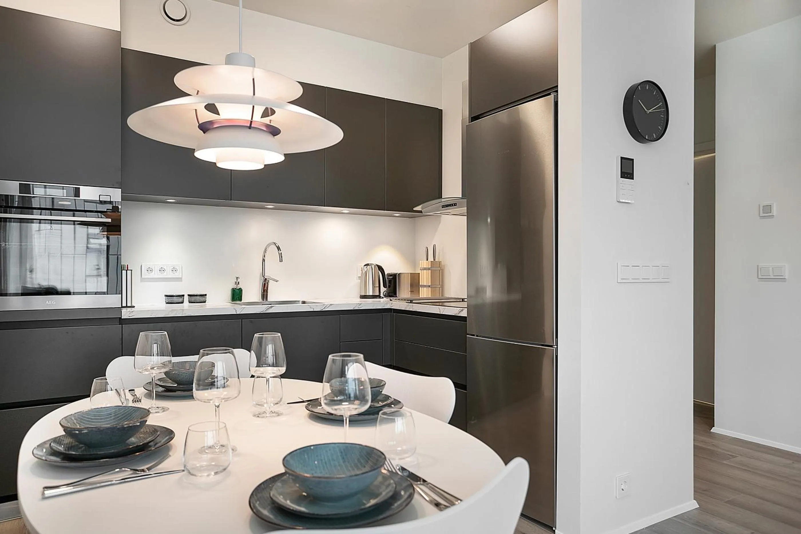 Coffee/tea facilities in Sif Apartments by Heimaleiga