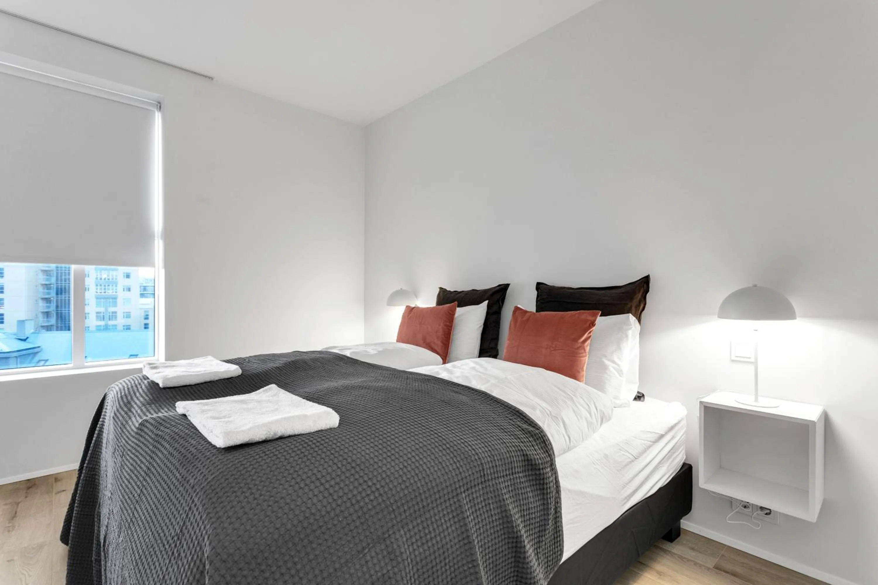 Bed in Sif Apartments by Heimaleiga