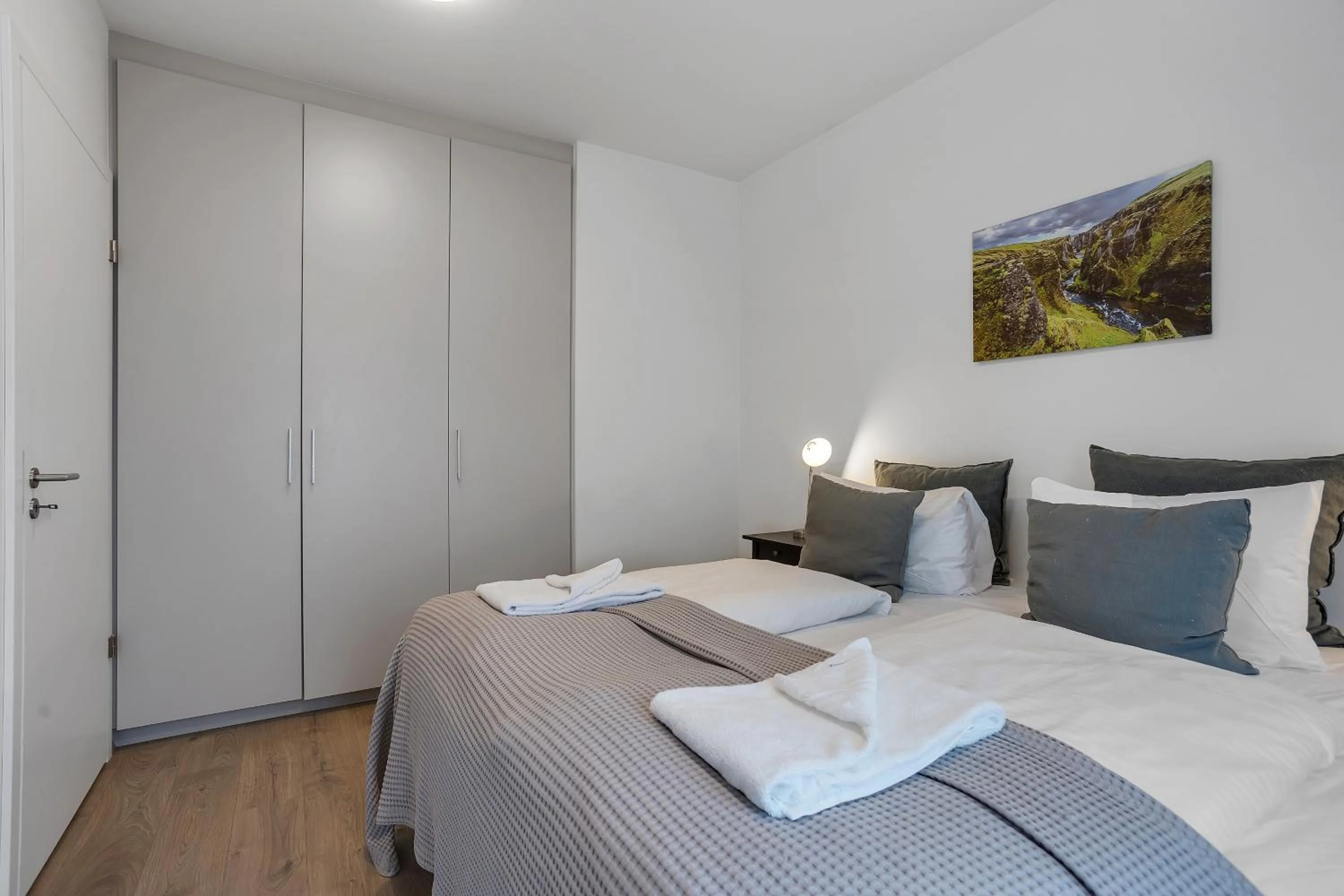 Bed in Sif Apartments by Heimaleiga