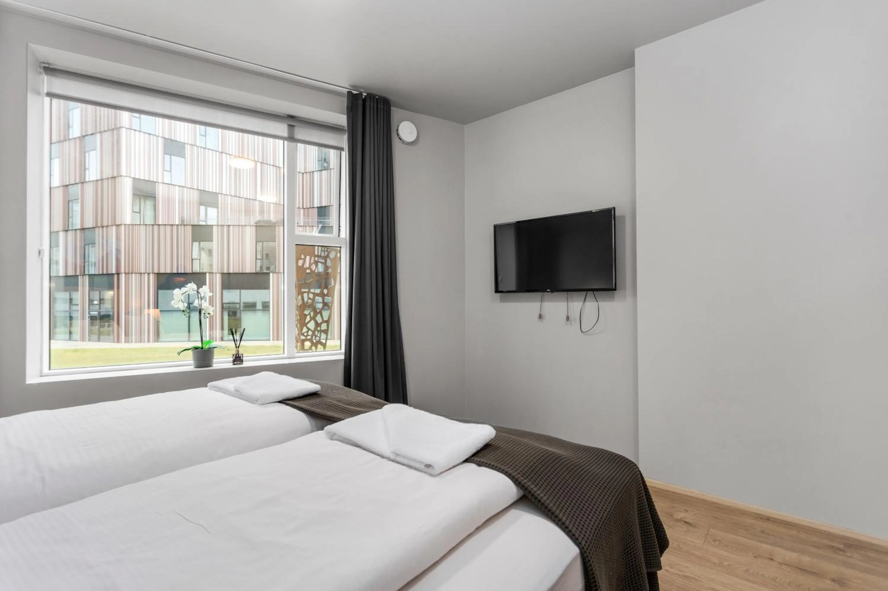 Bed in Sif Apartments by Heimaleiga