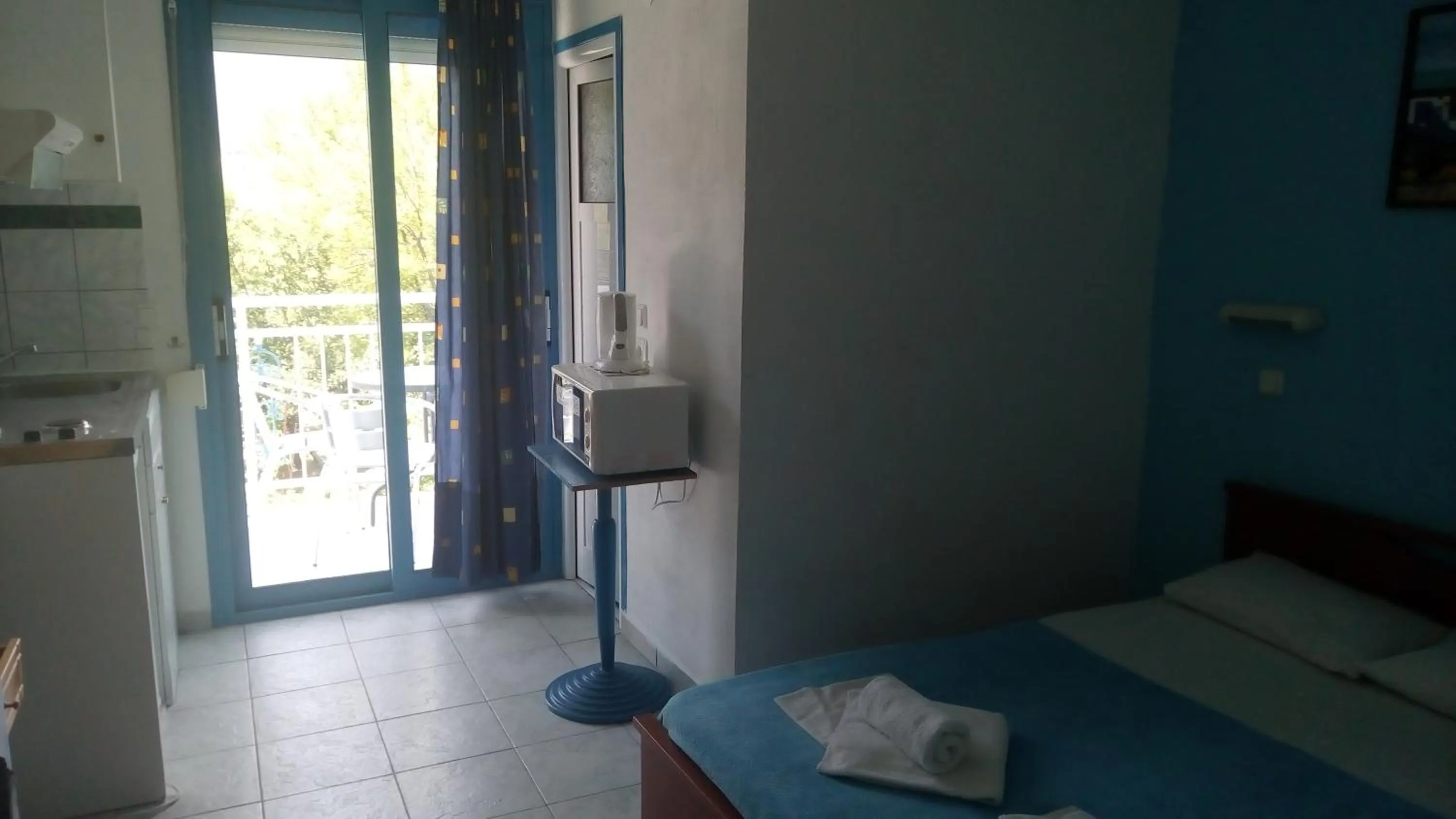 Bed in Vangelis Studios