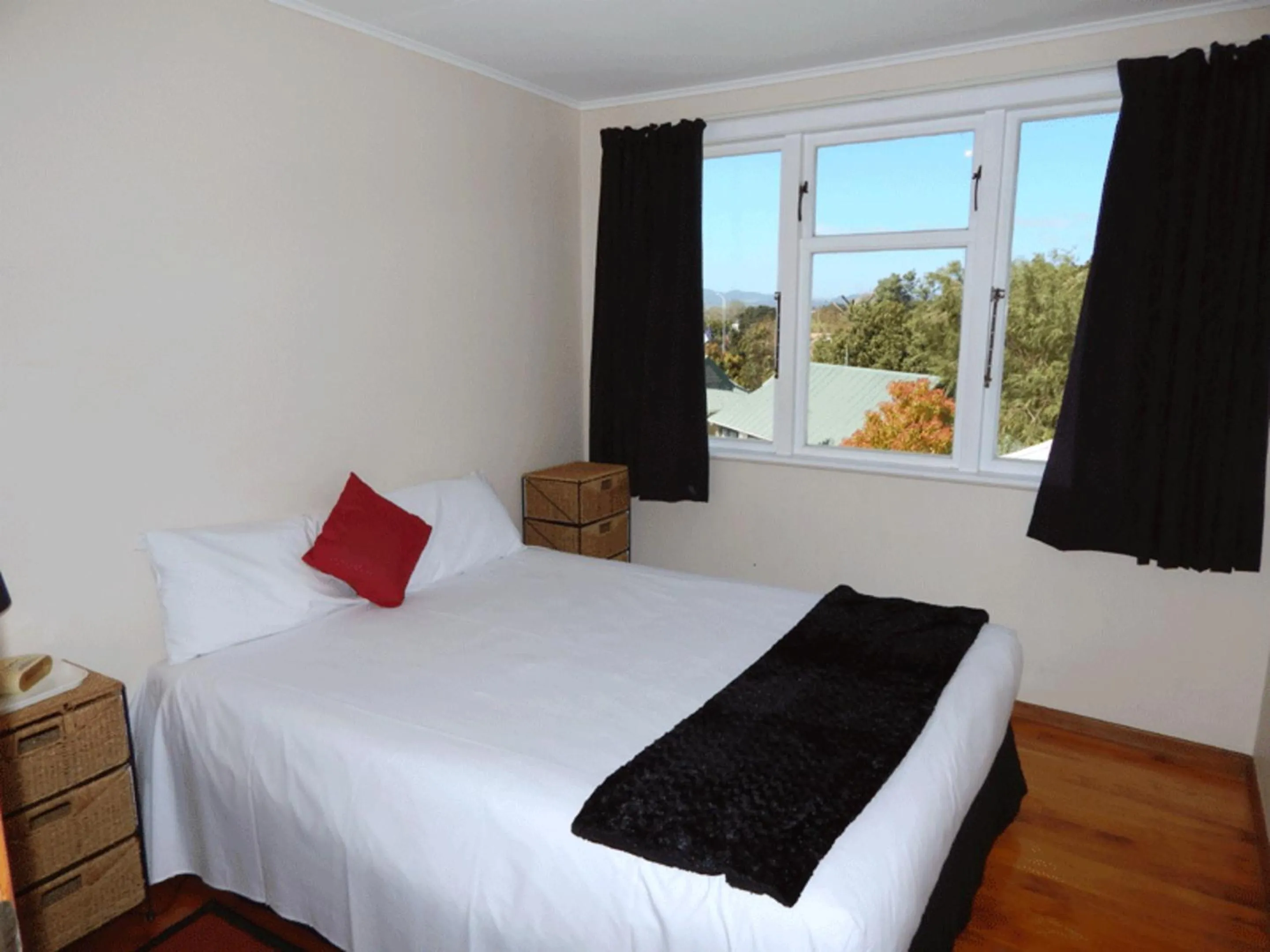 Bed in Cheviot Park Motor Lodge