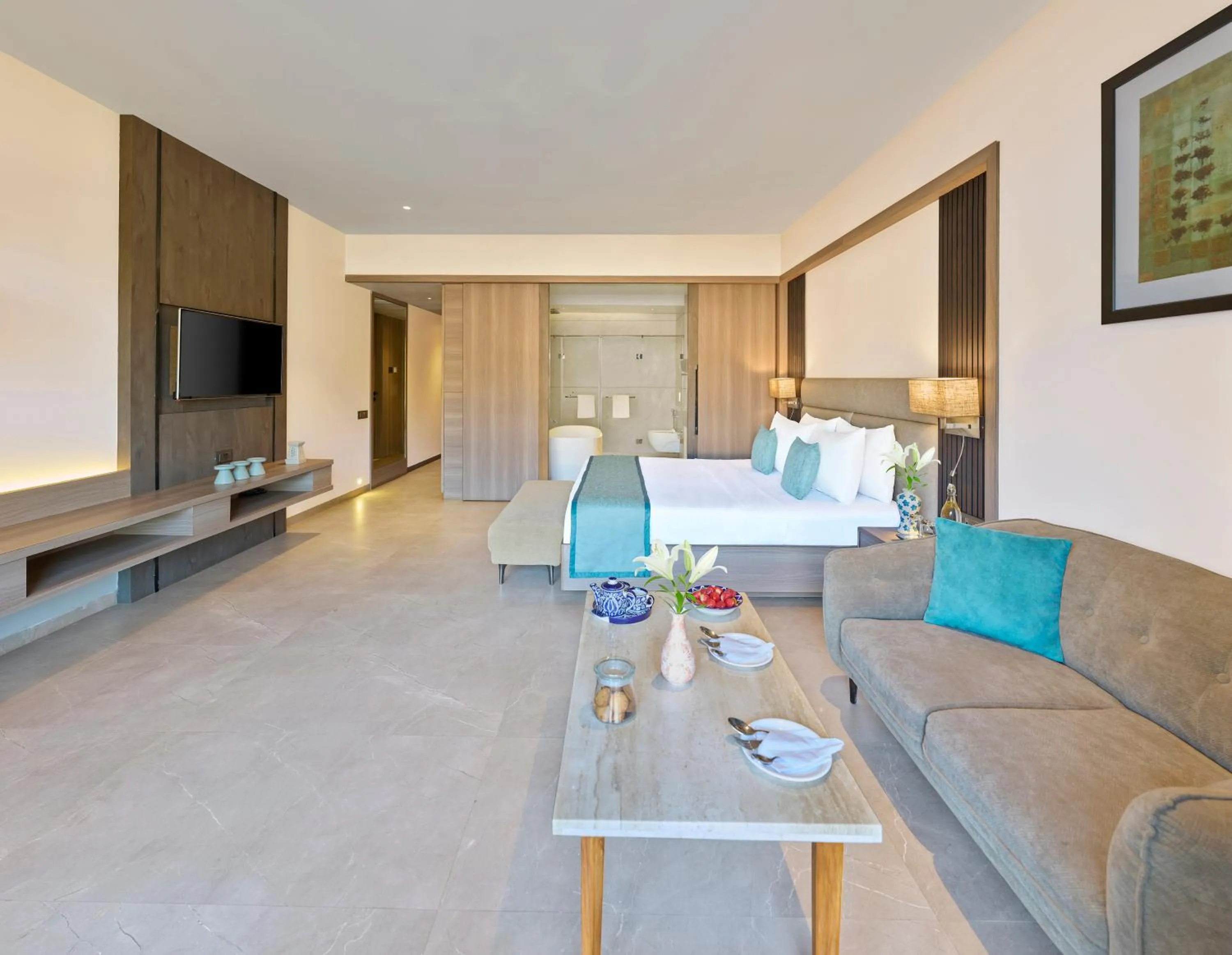 Bedroom in Shivsagar Resort & Spa