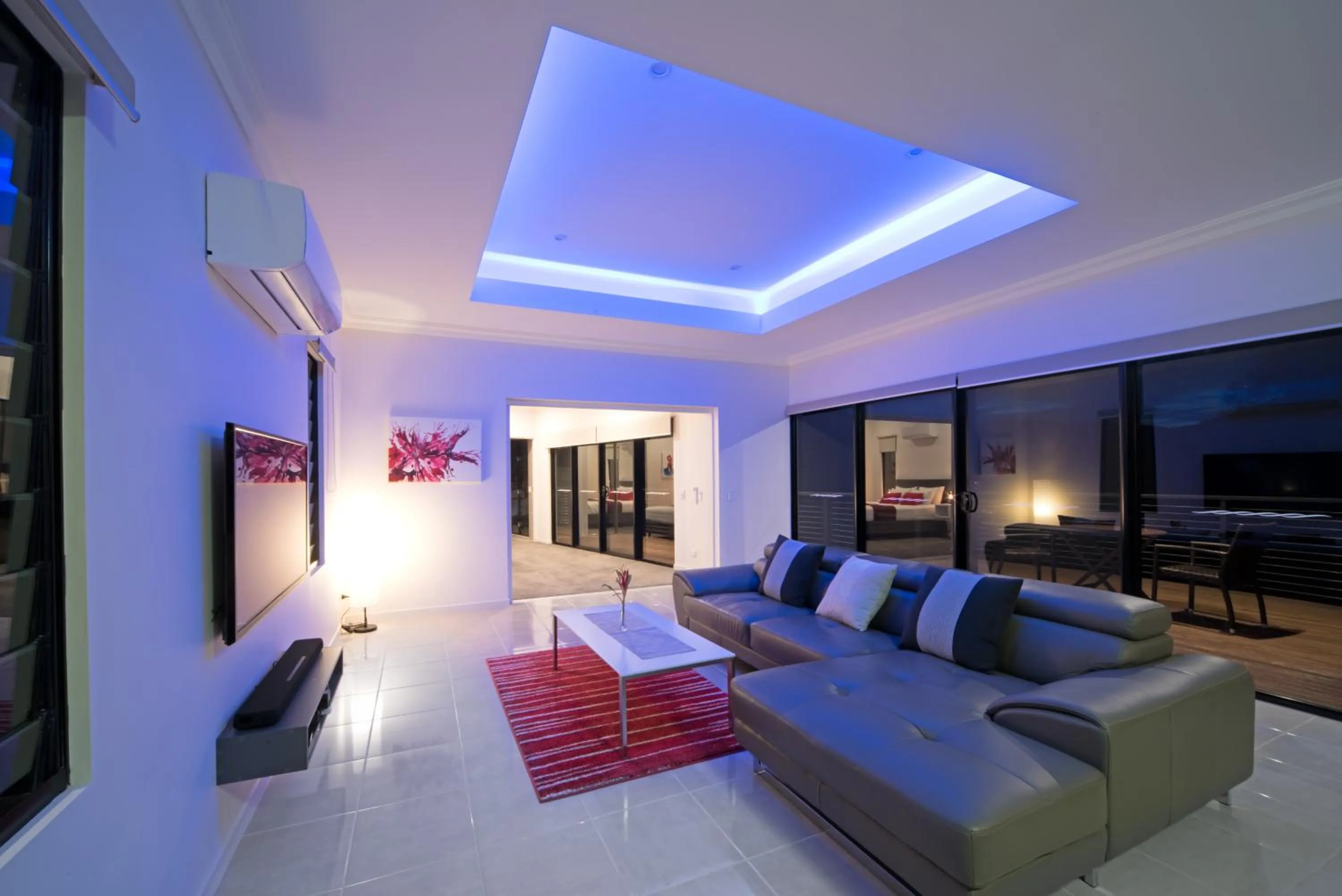 Living room in Seclude Rainforest Retreat