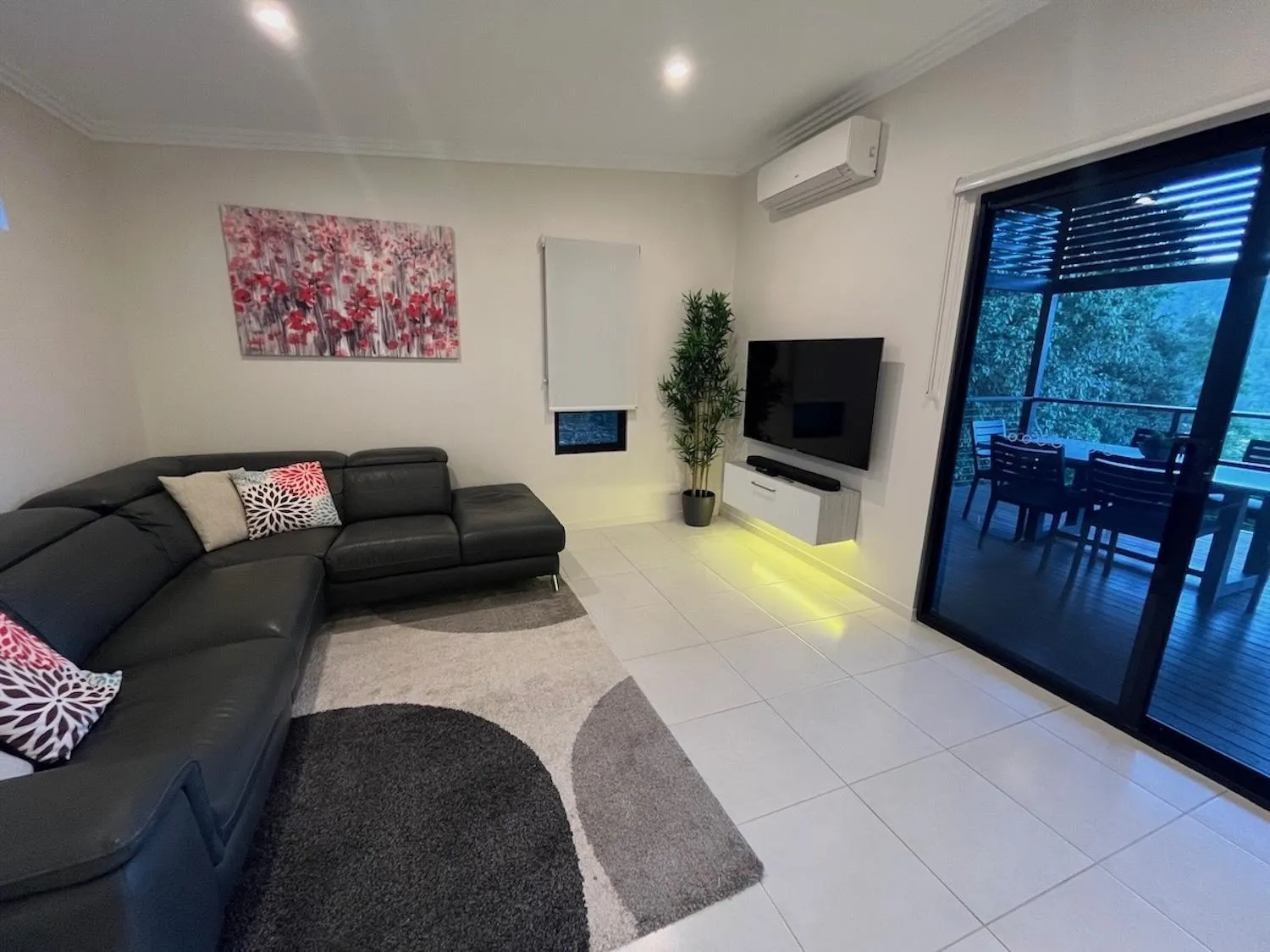 Living room in Seclude Rainforest Retreat