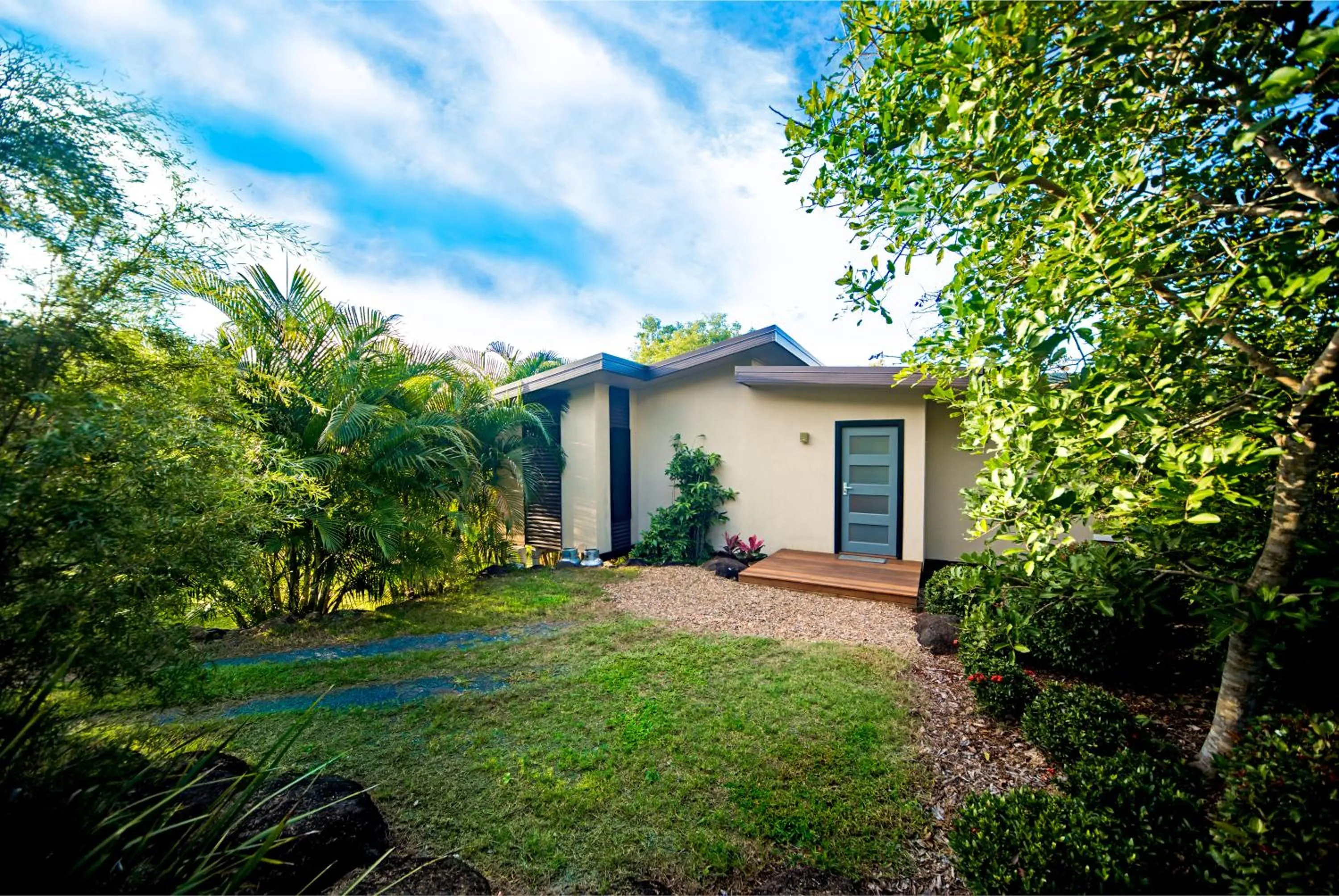 Facade/entrance in Seclude Rainforest Retreat