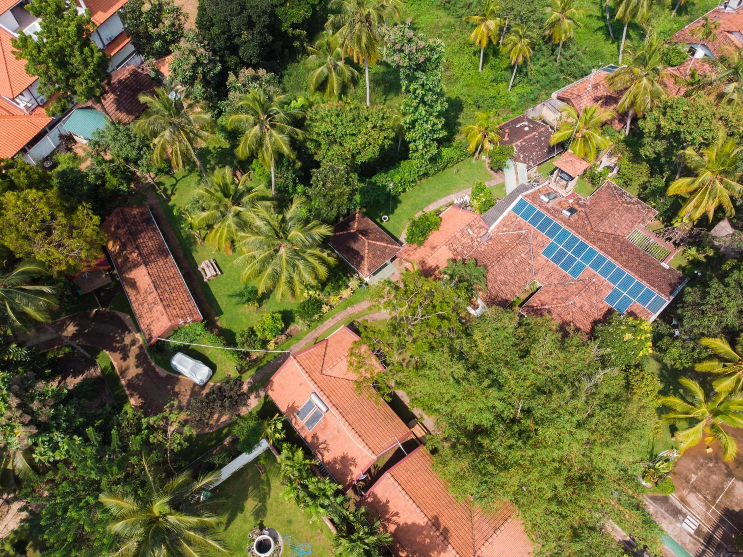 Bird's eye view in Villa Shade