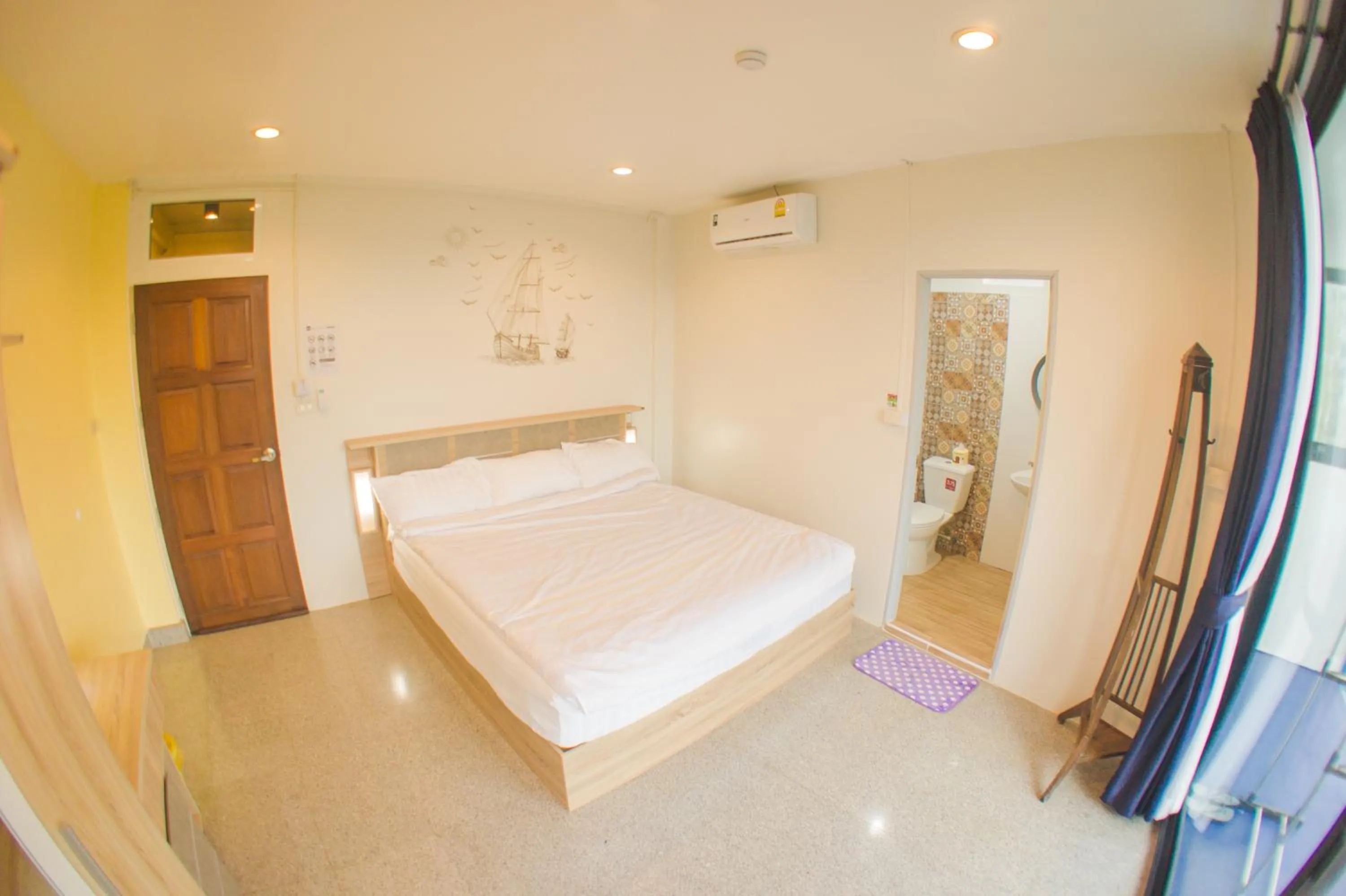 Bed in Baan1668 Hometel near Chinatown One Bangkok