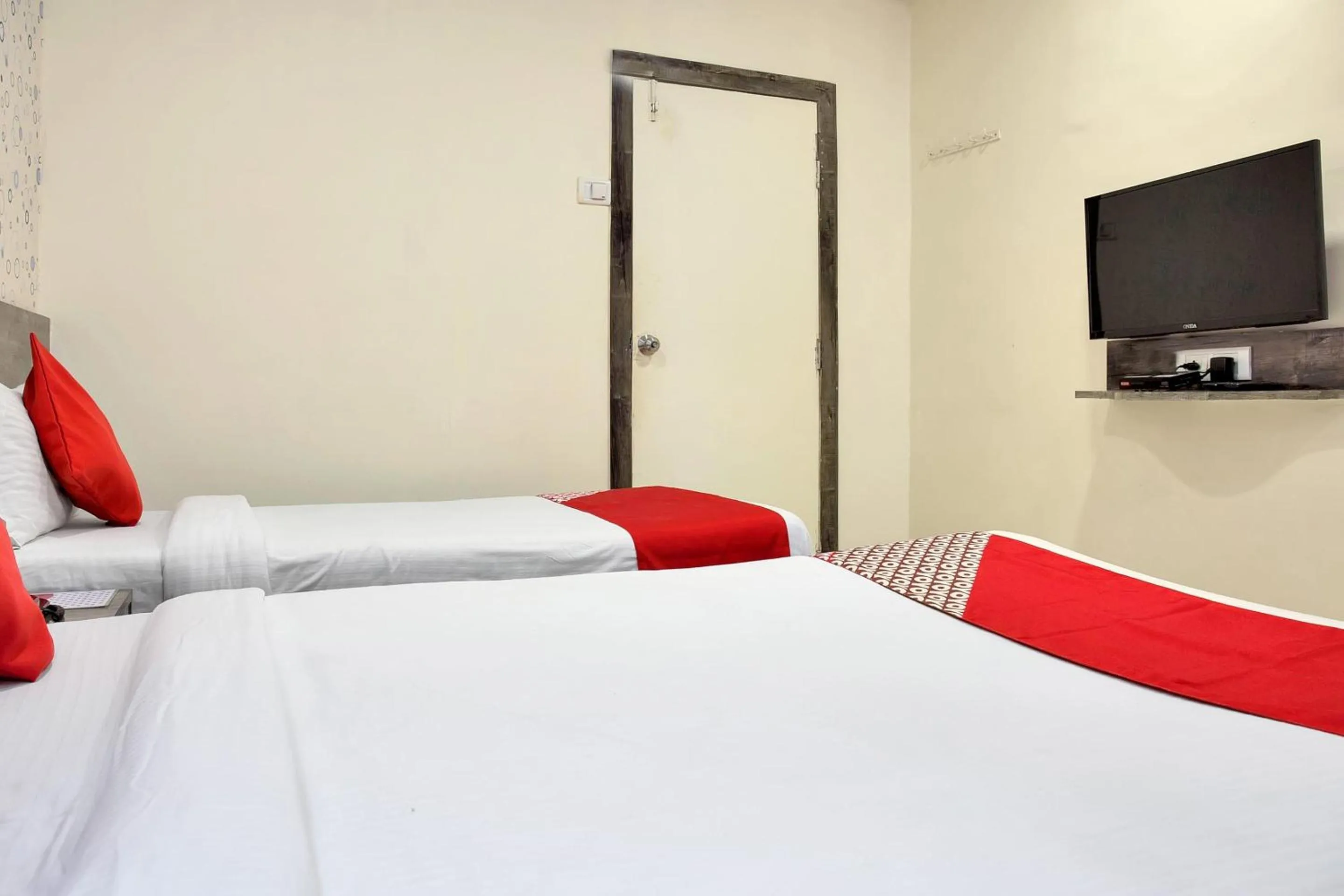 Bedroom, Bed in Hotel O Rana Residency Near Western Express Highway Metro Station