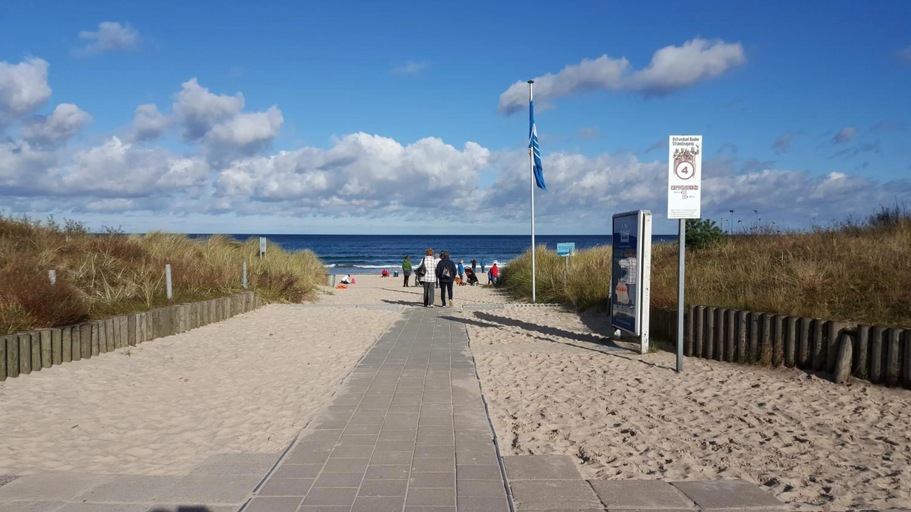 Beach in R&R Villen Baabe