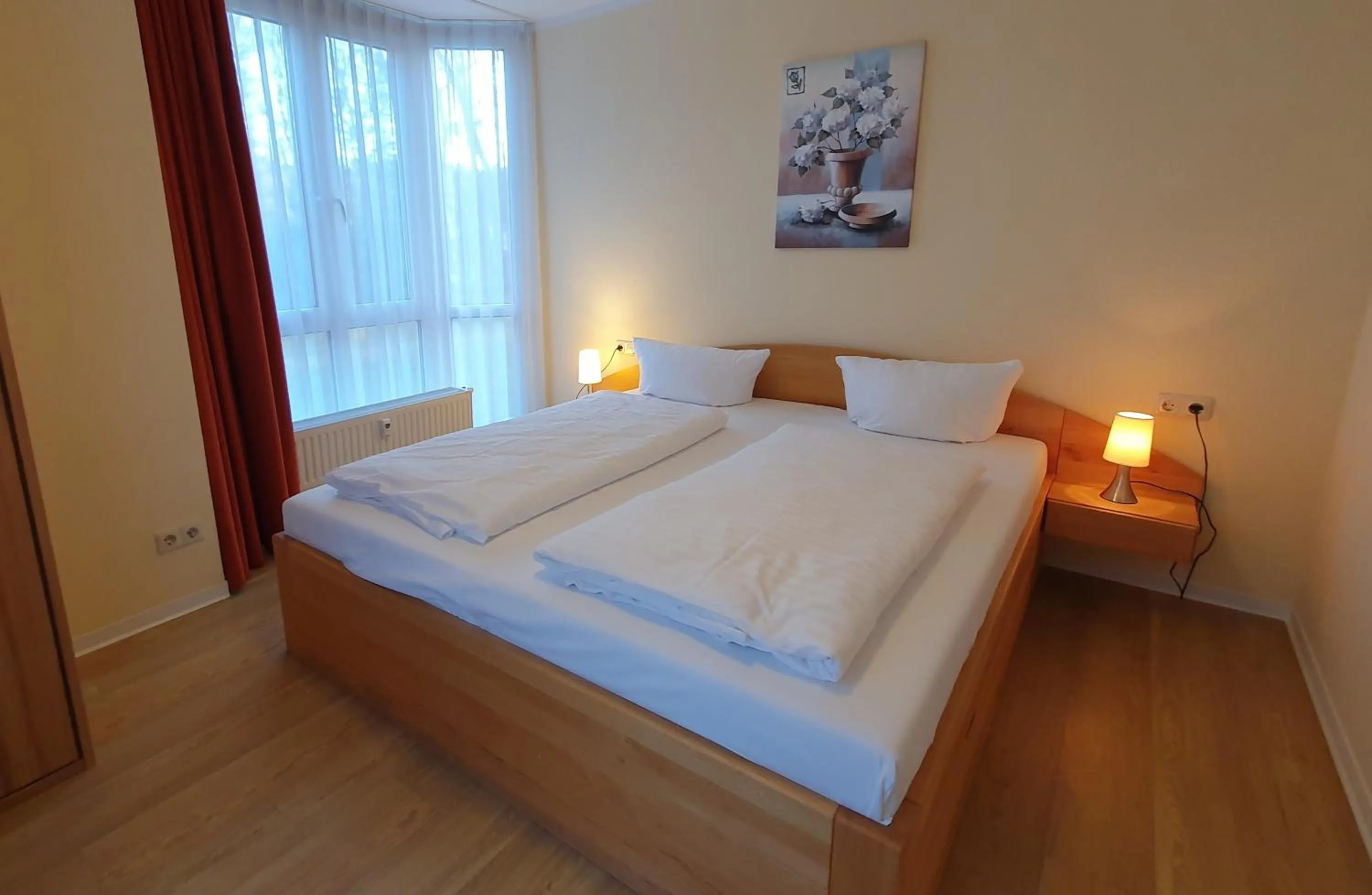 Bedroom, Bed in R&R Villen Baabe