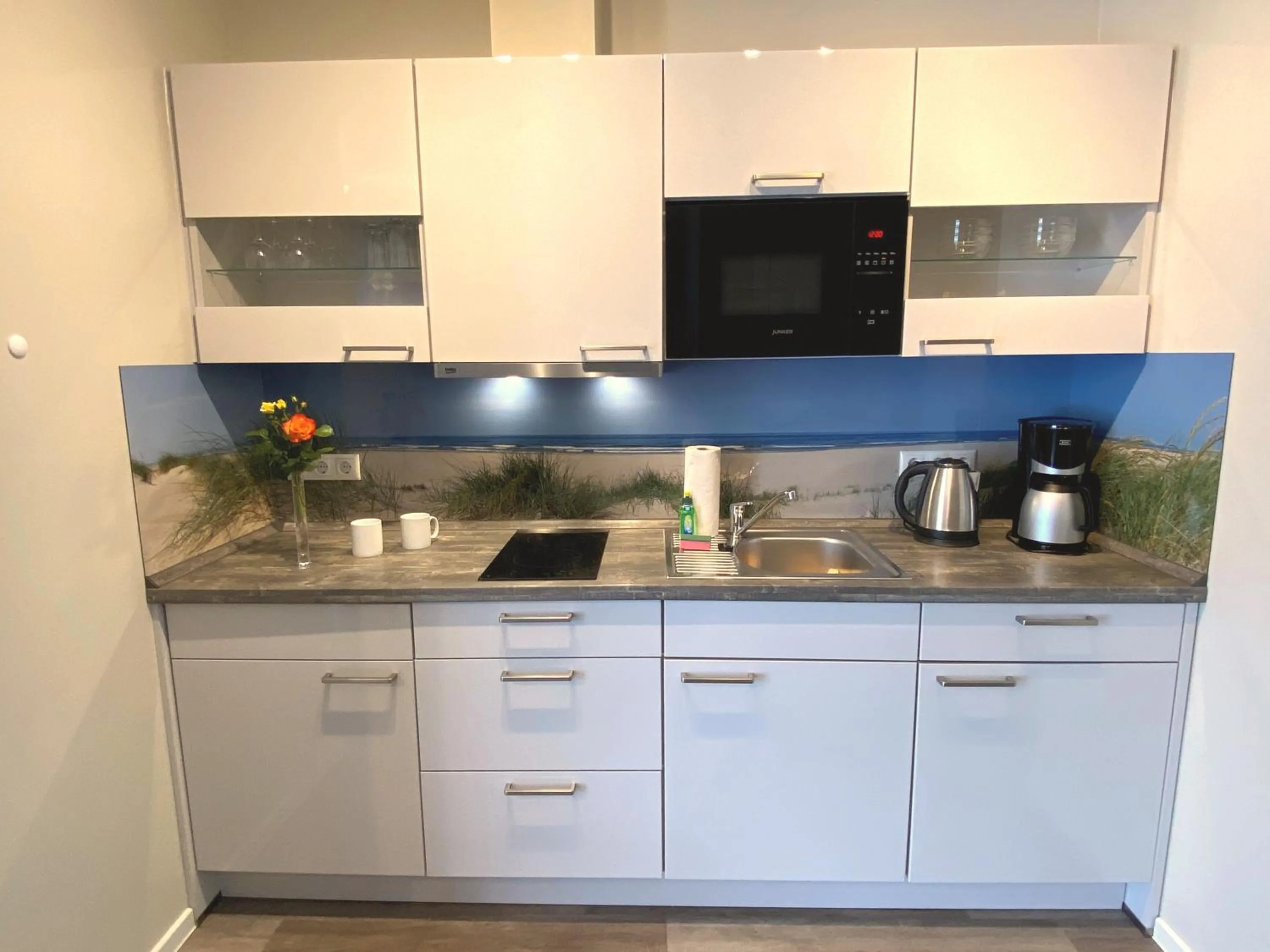 Kitchen or kitchenette in R&R Villen Baabe