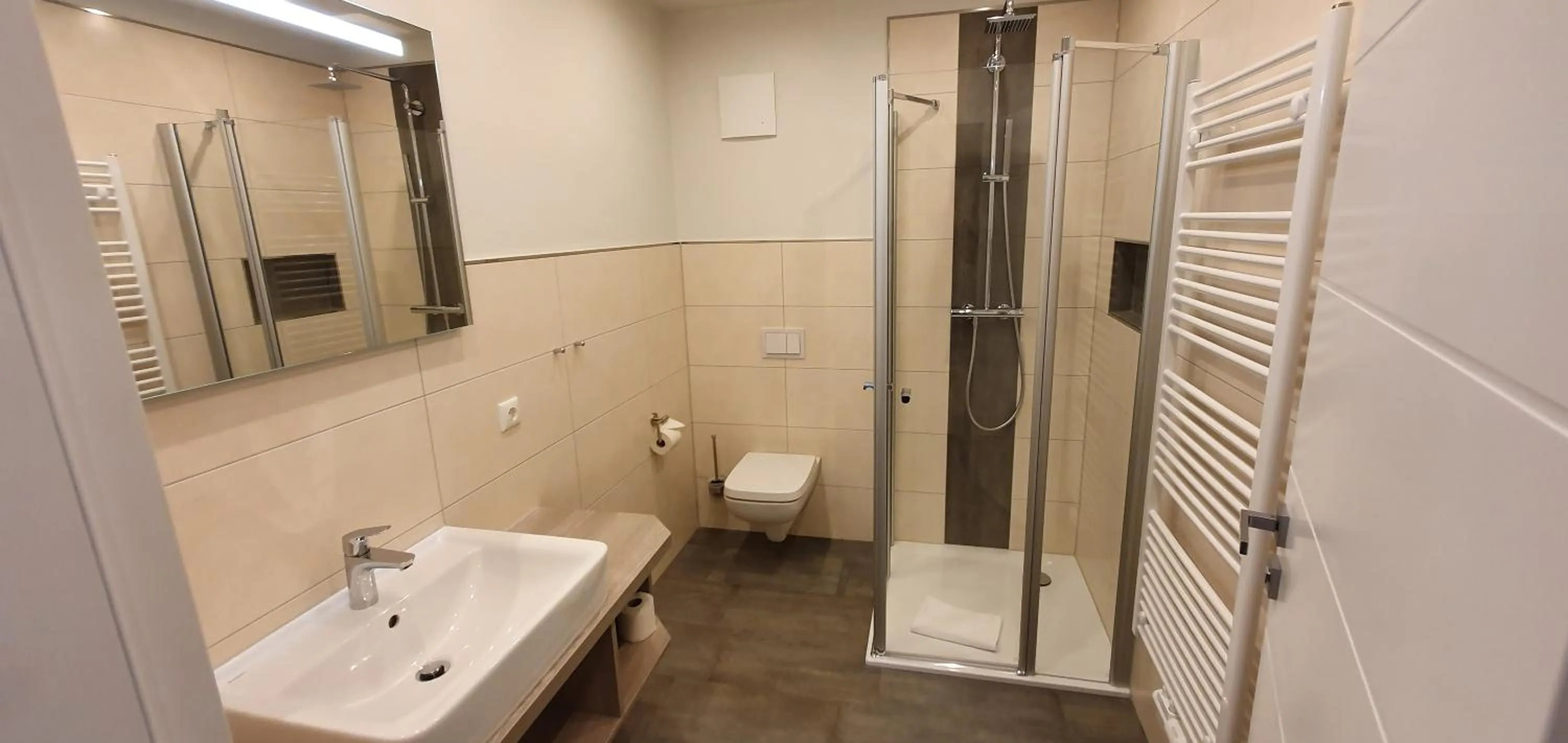 Bathroom in R&R Villen Baabe