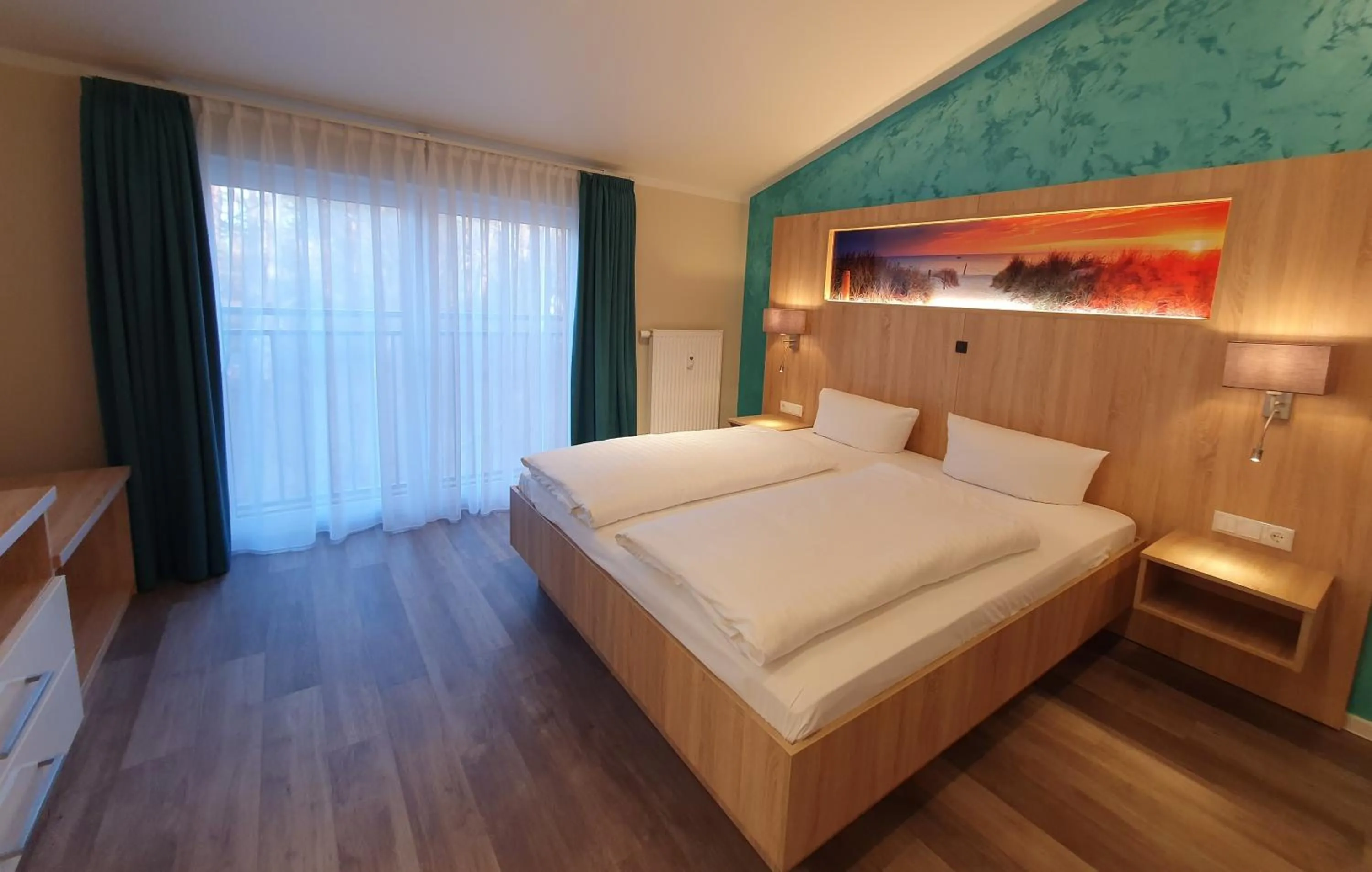 Bedroom, Bed in R&R Villen Baabe