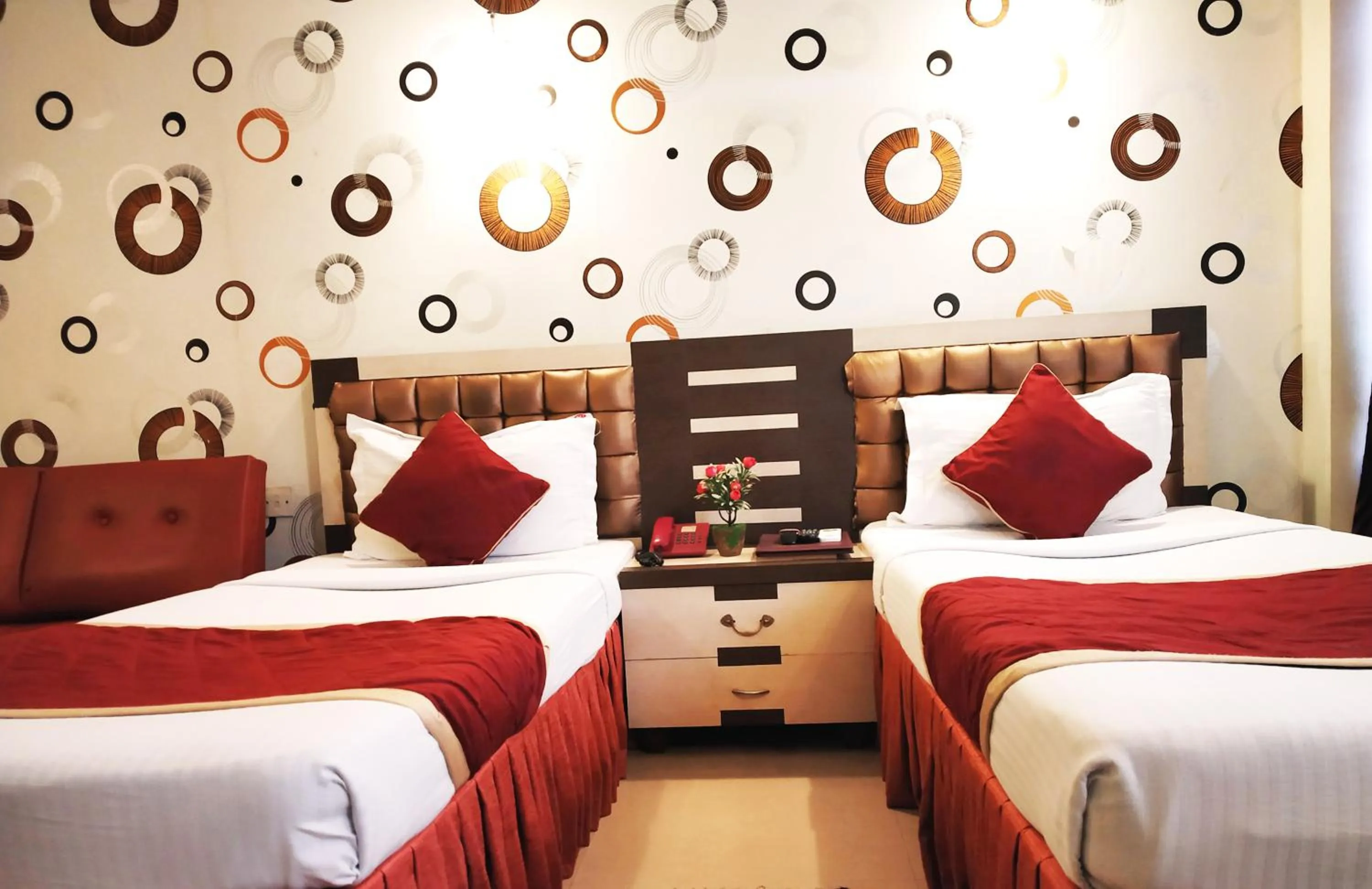 Bed in Hotel Executive Tower