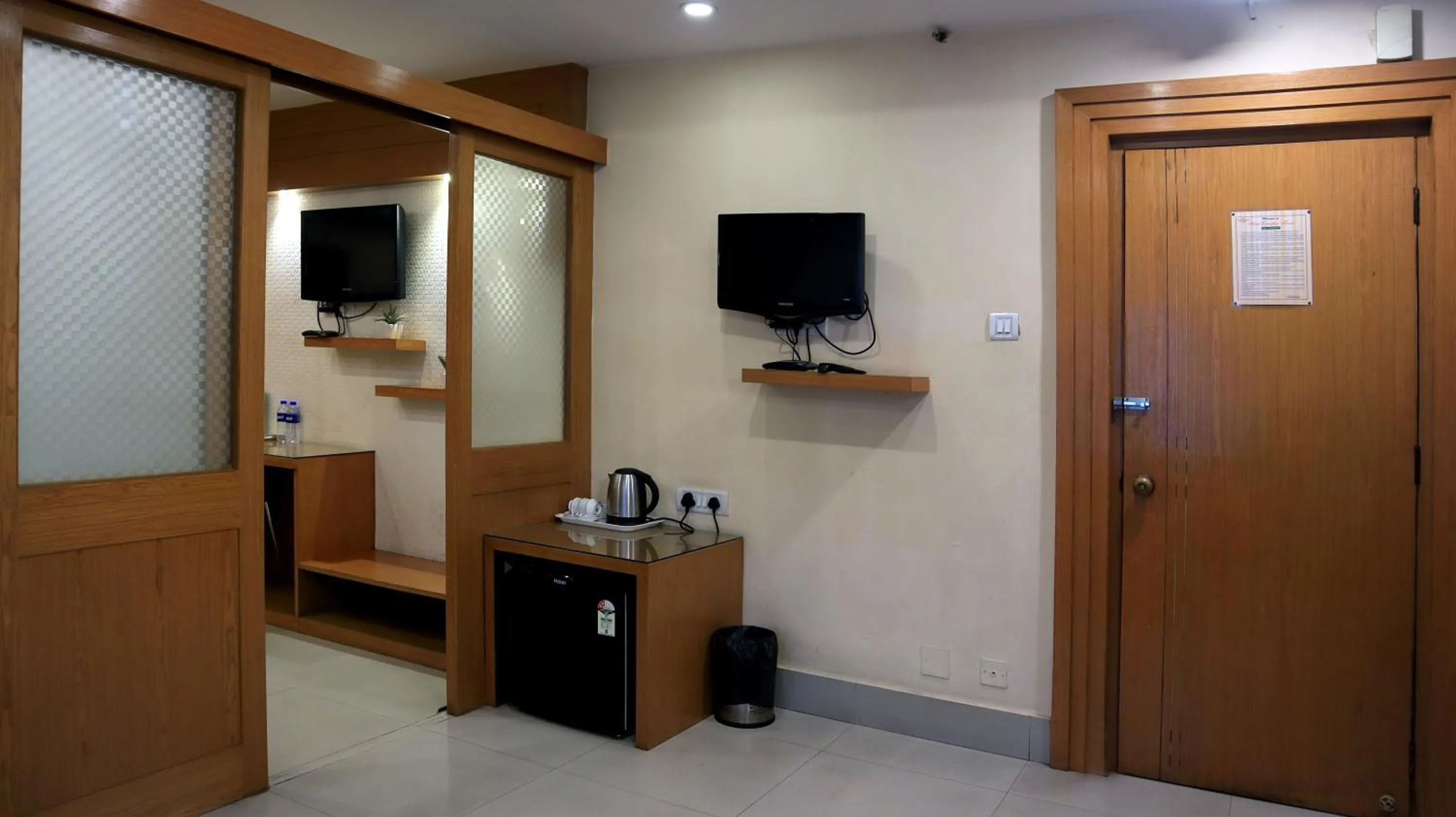 Seating area in Hotel Executive Tower