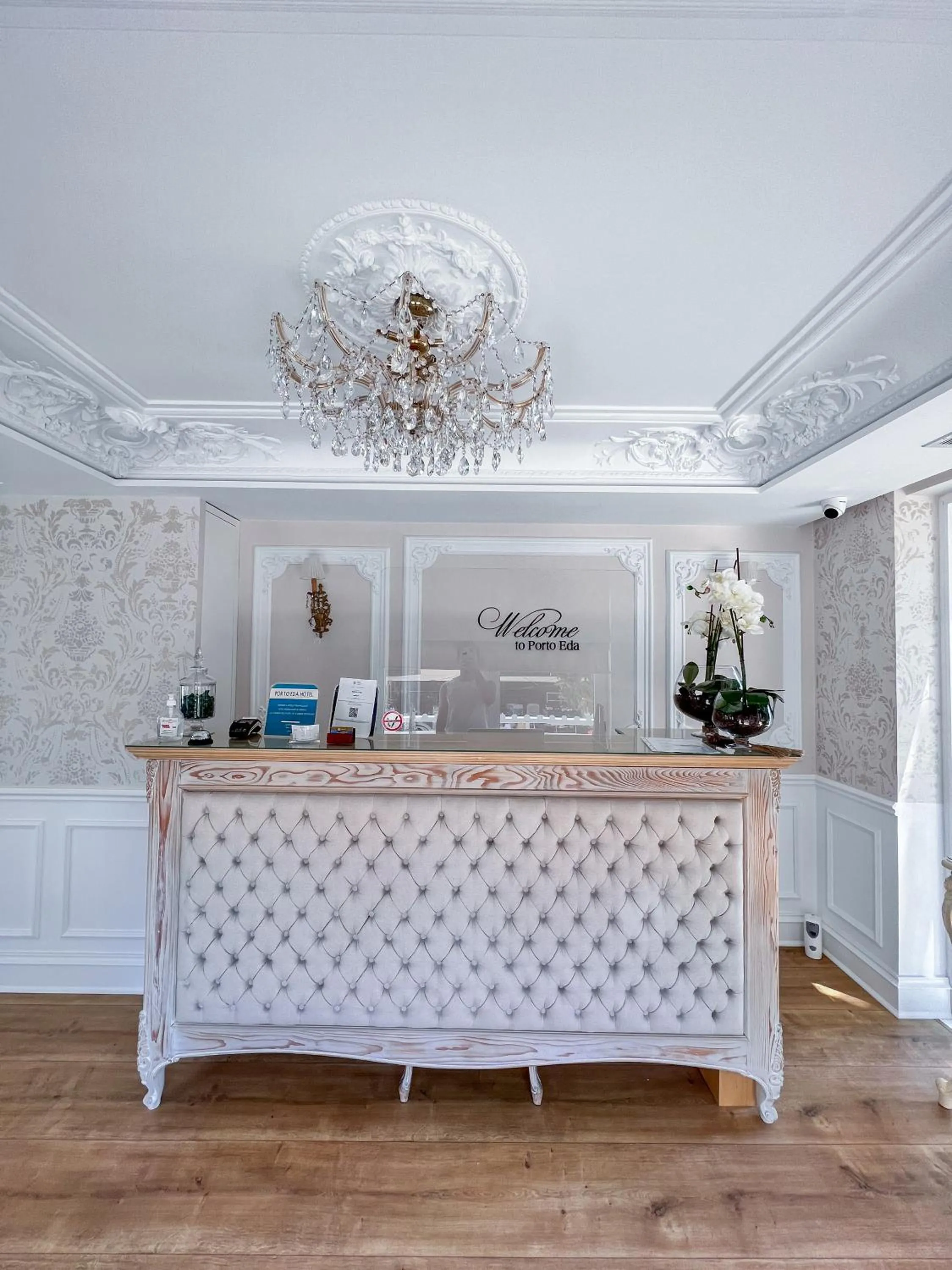 Lobby or reception in Porto Eda Hotel