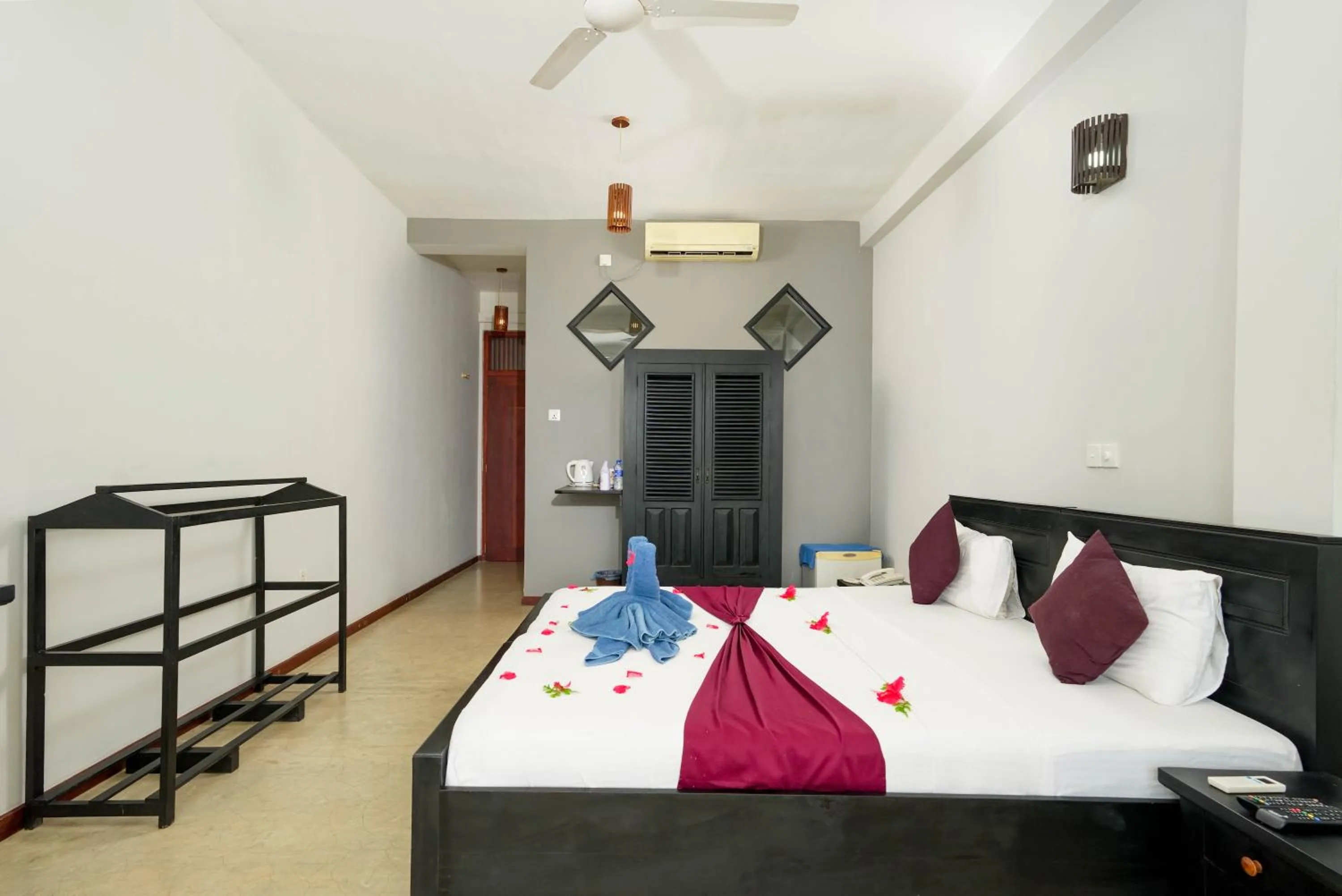 Bed in Hotel Silan Mo