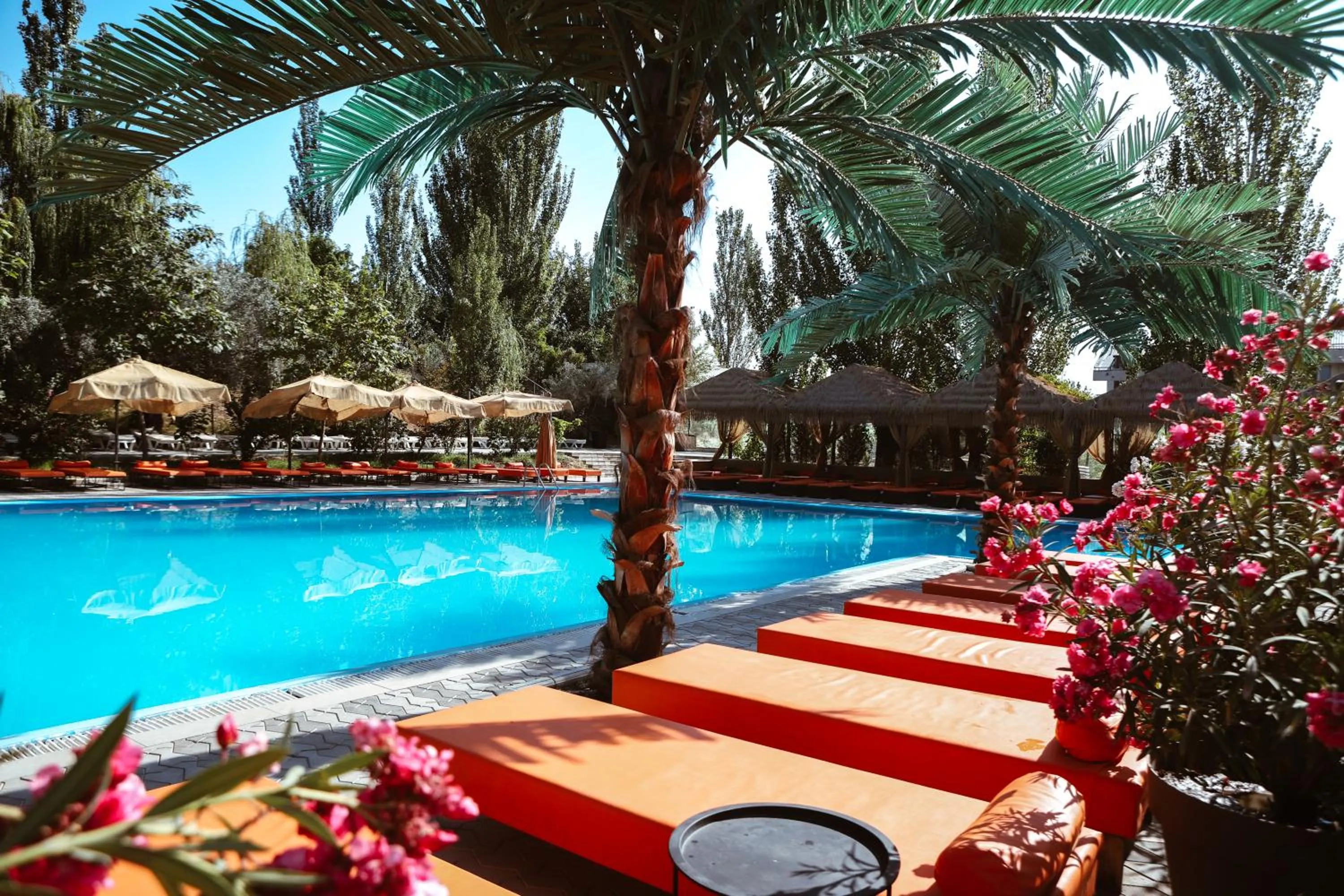 Swimming pool in Cross Resort Hotel