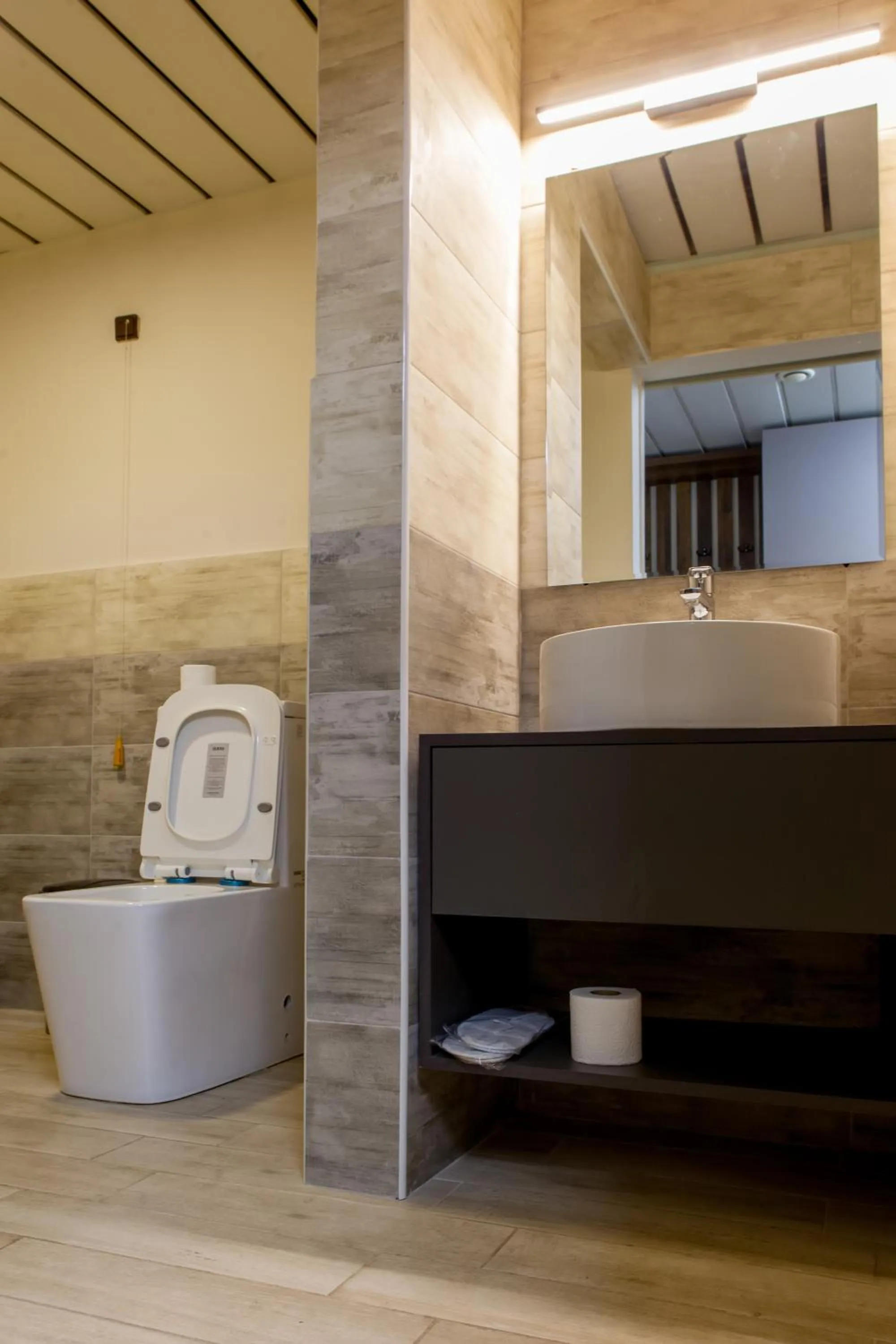 Toilet in Cross Resort Hotel