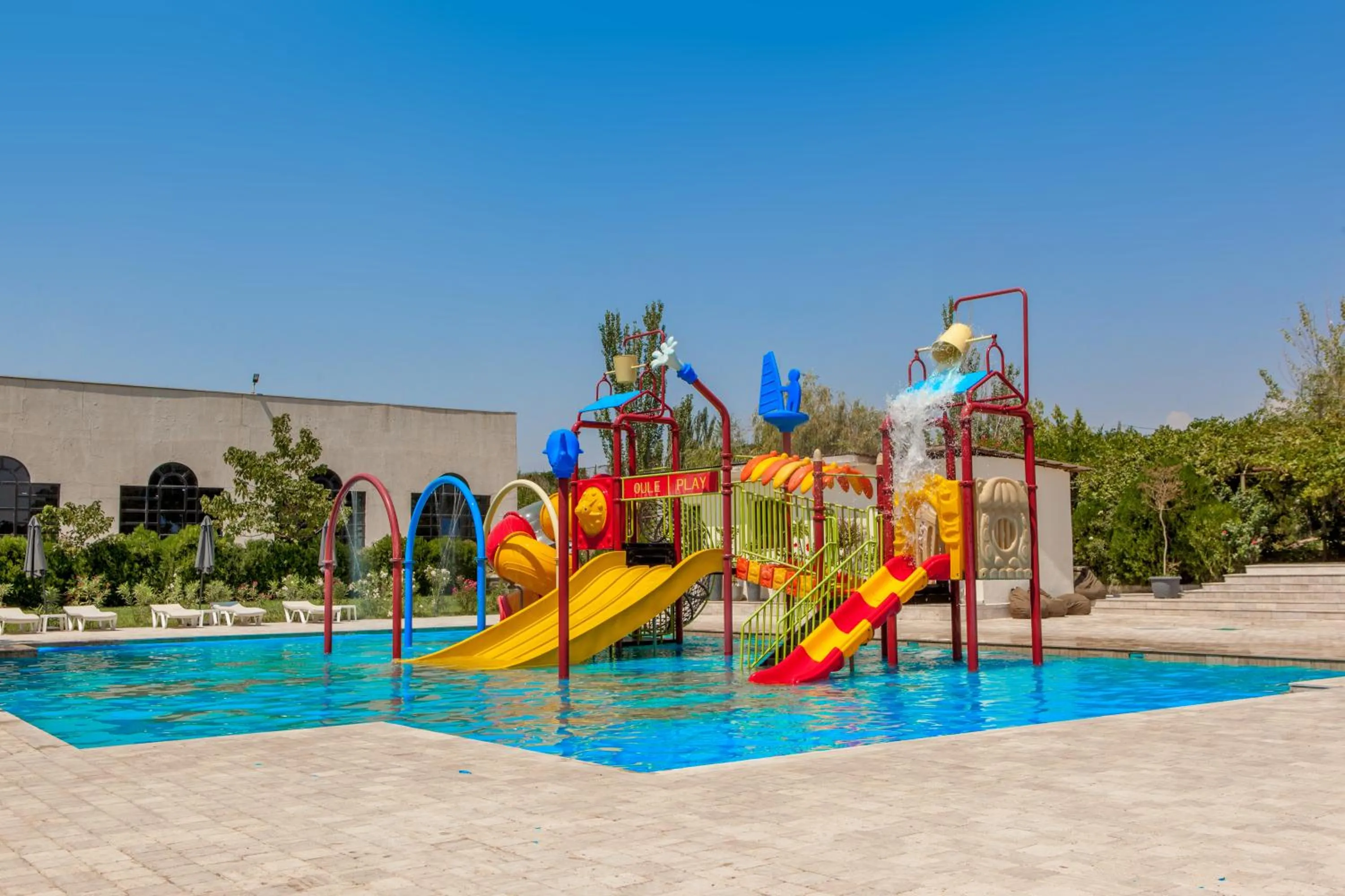 Aqua park in Cross Resort Hotel