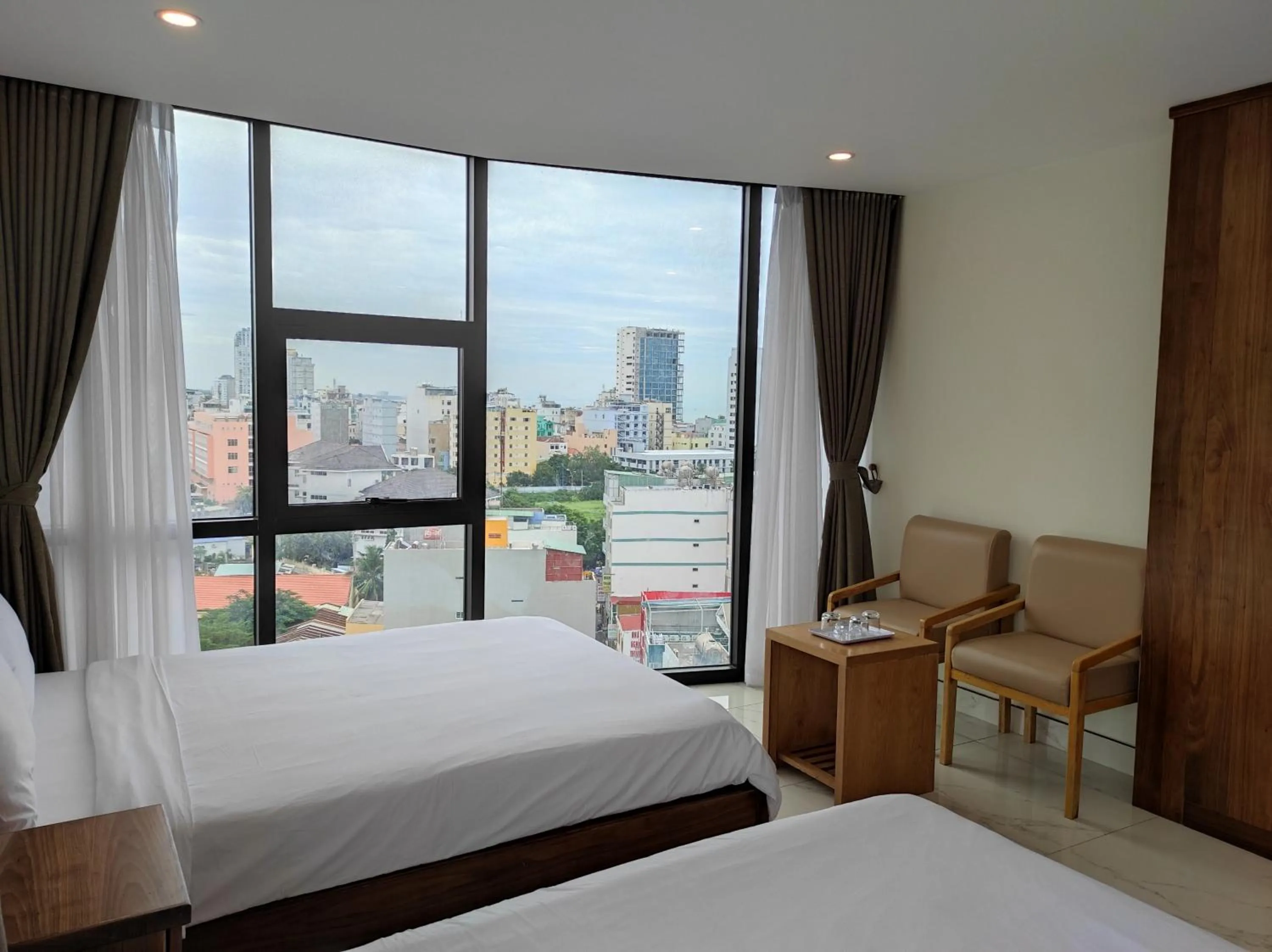 City view, Bed in HỒNG HẢI 2 HOTEL