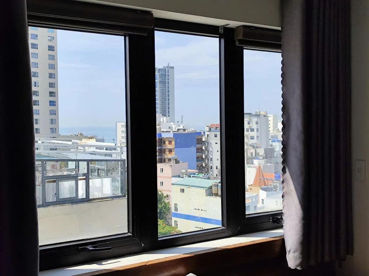 View (from property/room), Bed in HỒNG HẢI 2 HOTEL