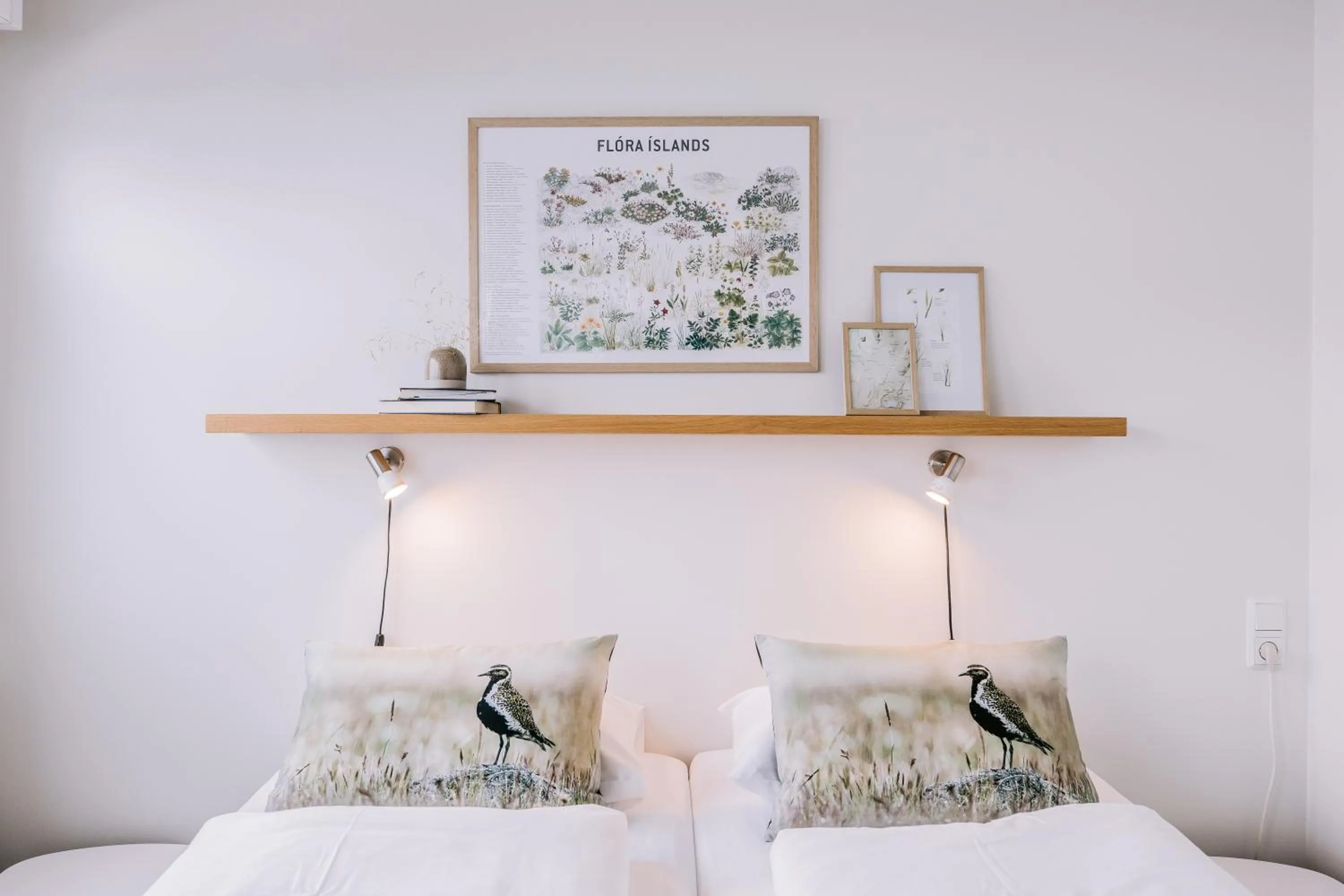 Bedroom, Bed in Hlid Bed and Breakfast