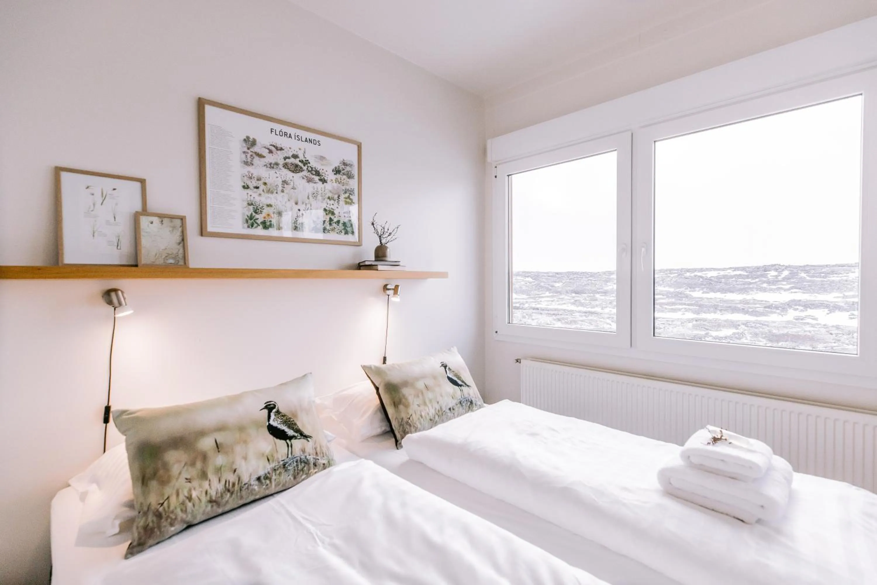 Bedroom, Bed in Hlid Bed and Breakfast