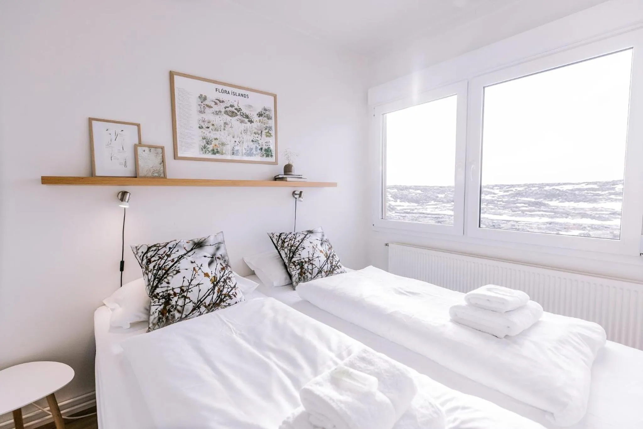 Bedroom, Bed in Hlid Bed and Breakfast