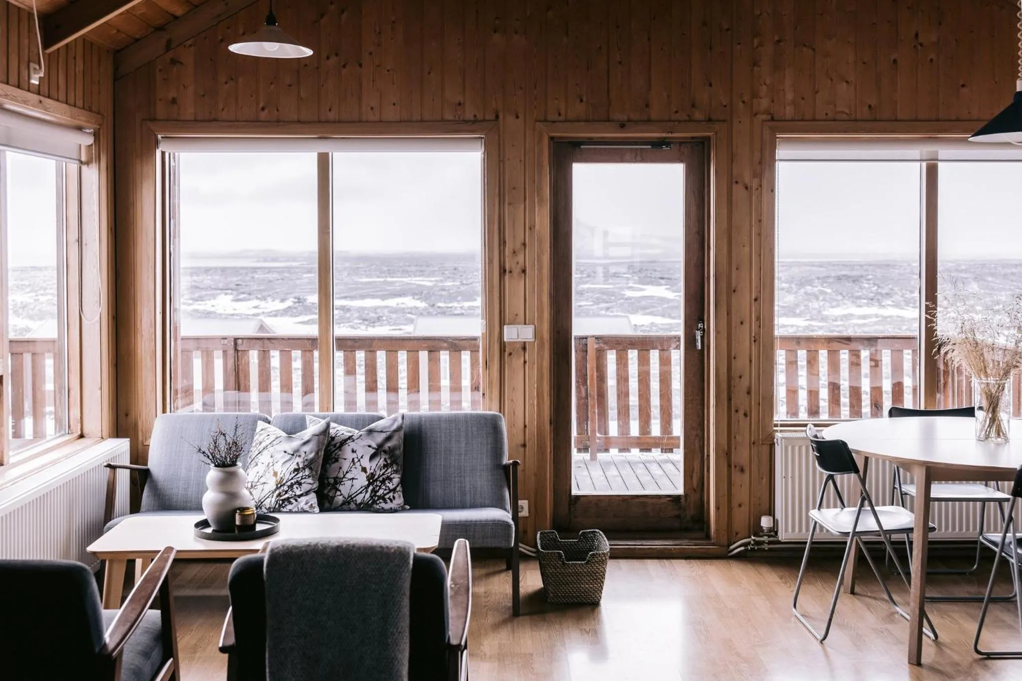 Living room in Hlid Cottages