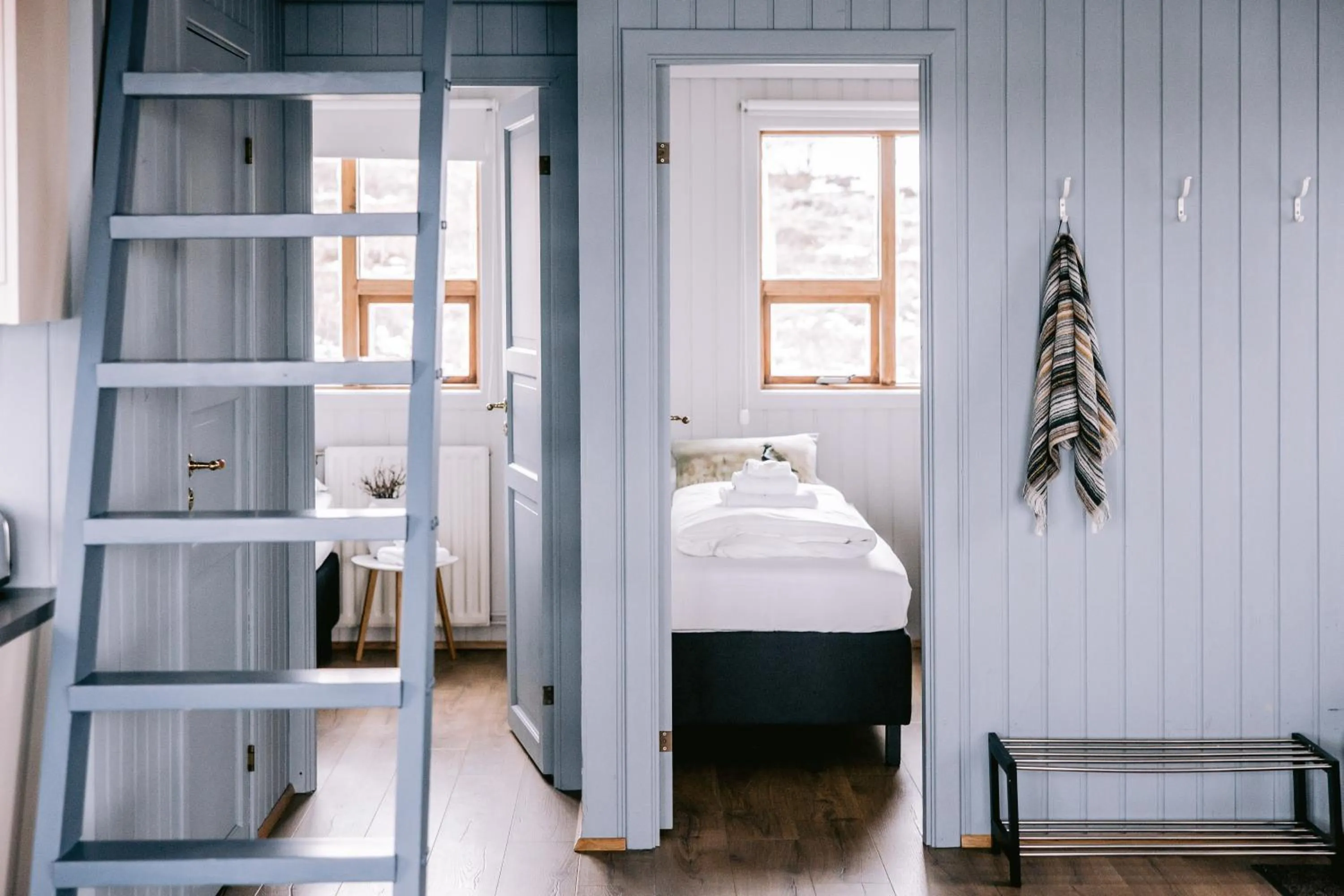 Bedroom, Bed in Hlid Cottages