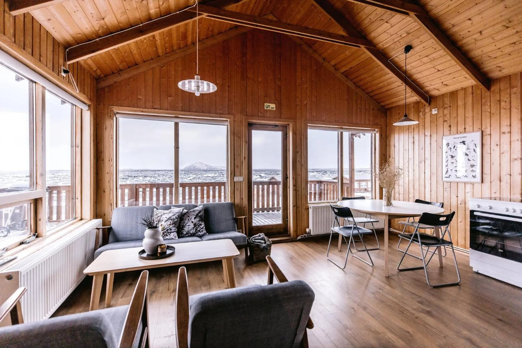 Living room in Hlid Cottages