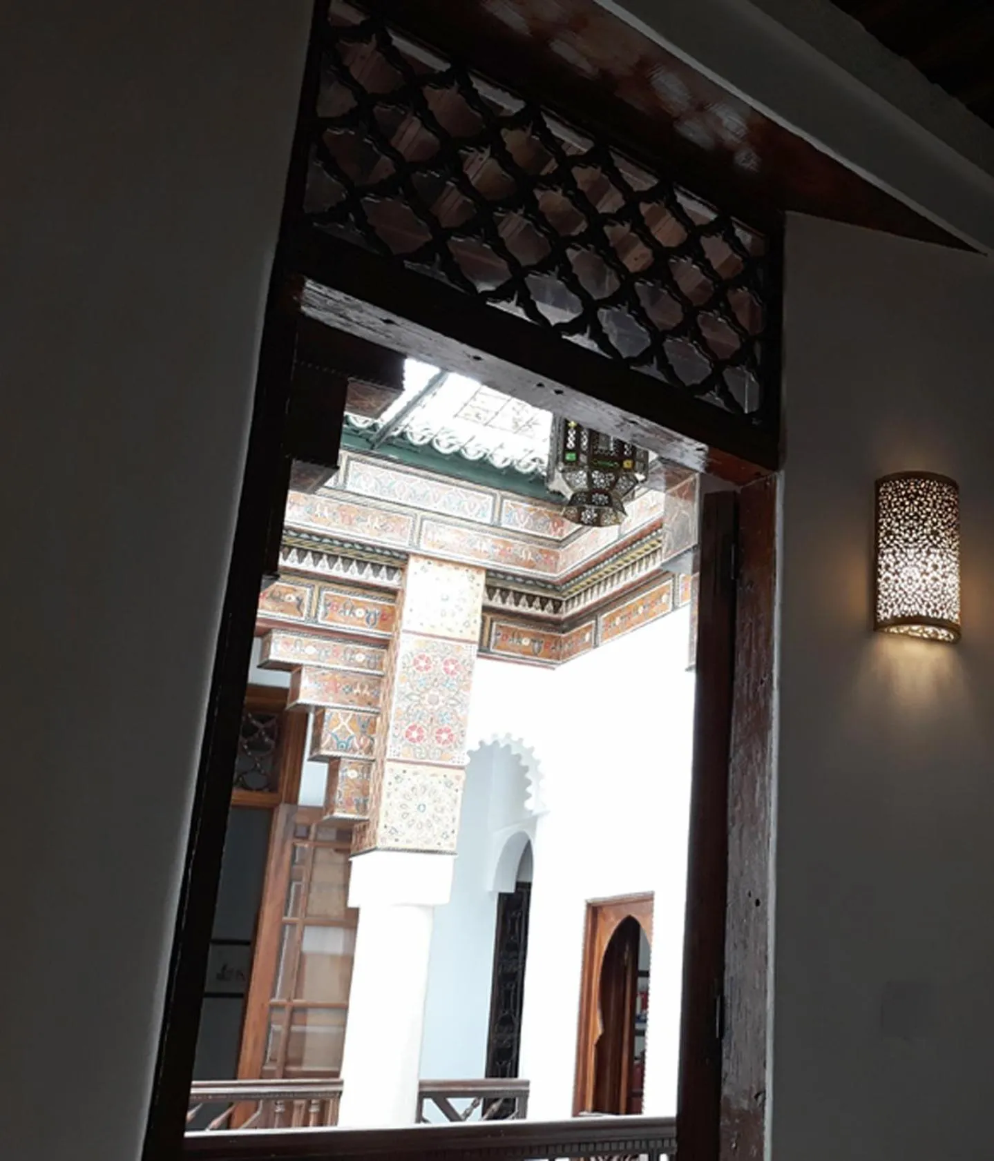 Decorative detail in Dar Eva