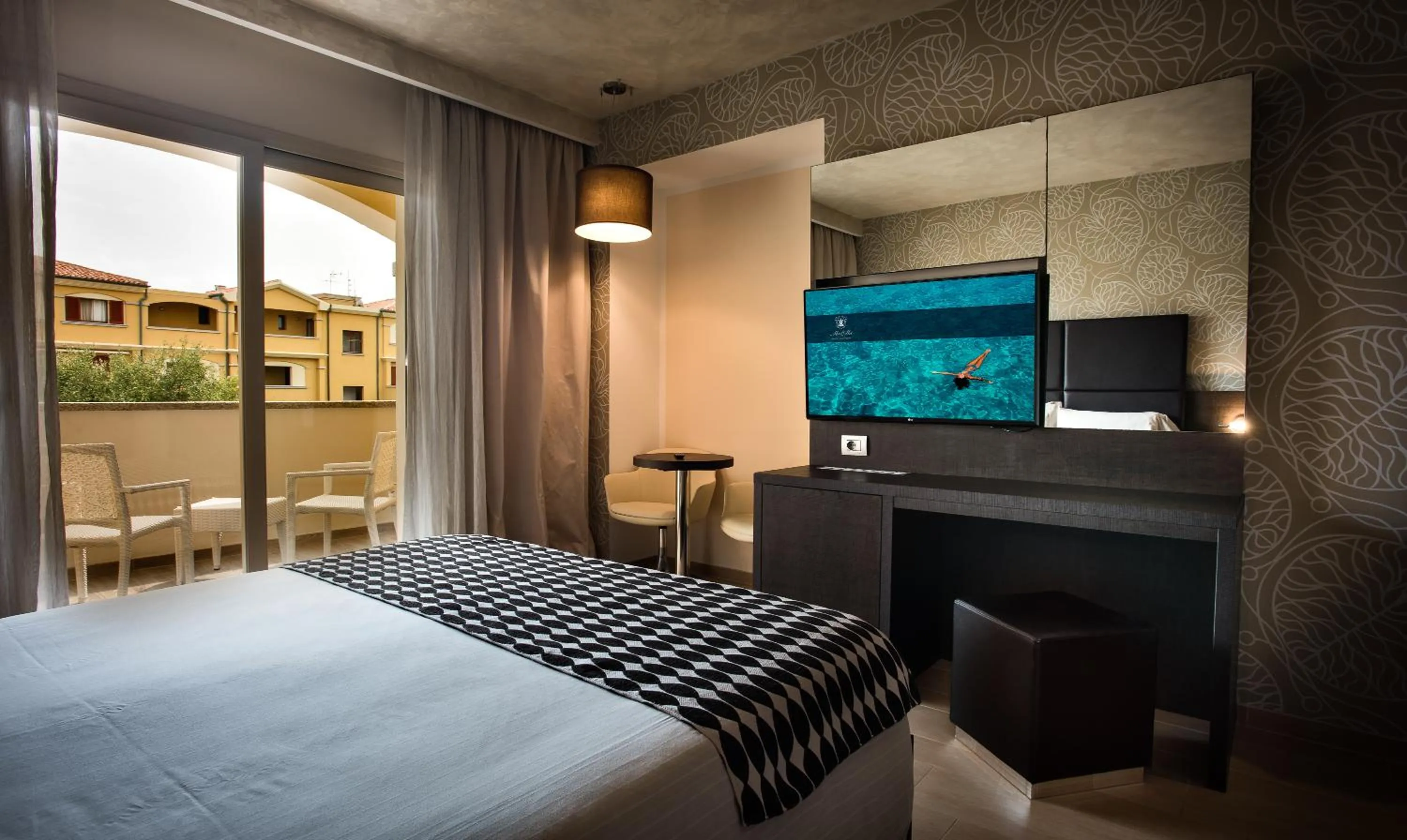 TV and multimedia, Bed in Grand Hotel Resort&SPA Ma&Ma - Adults Only