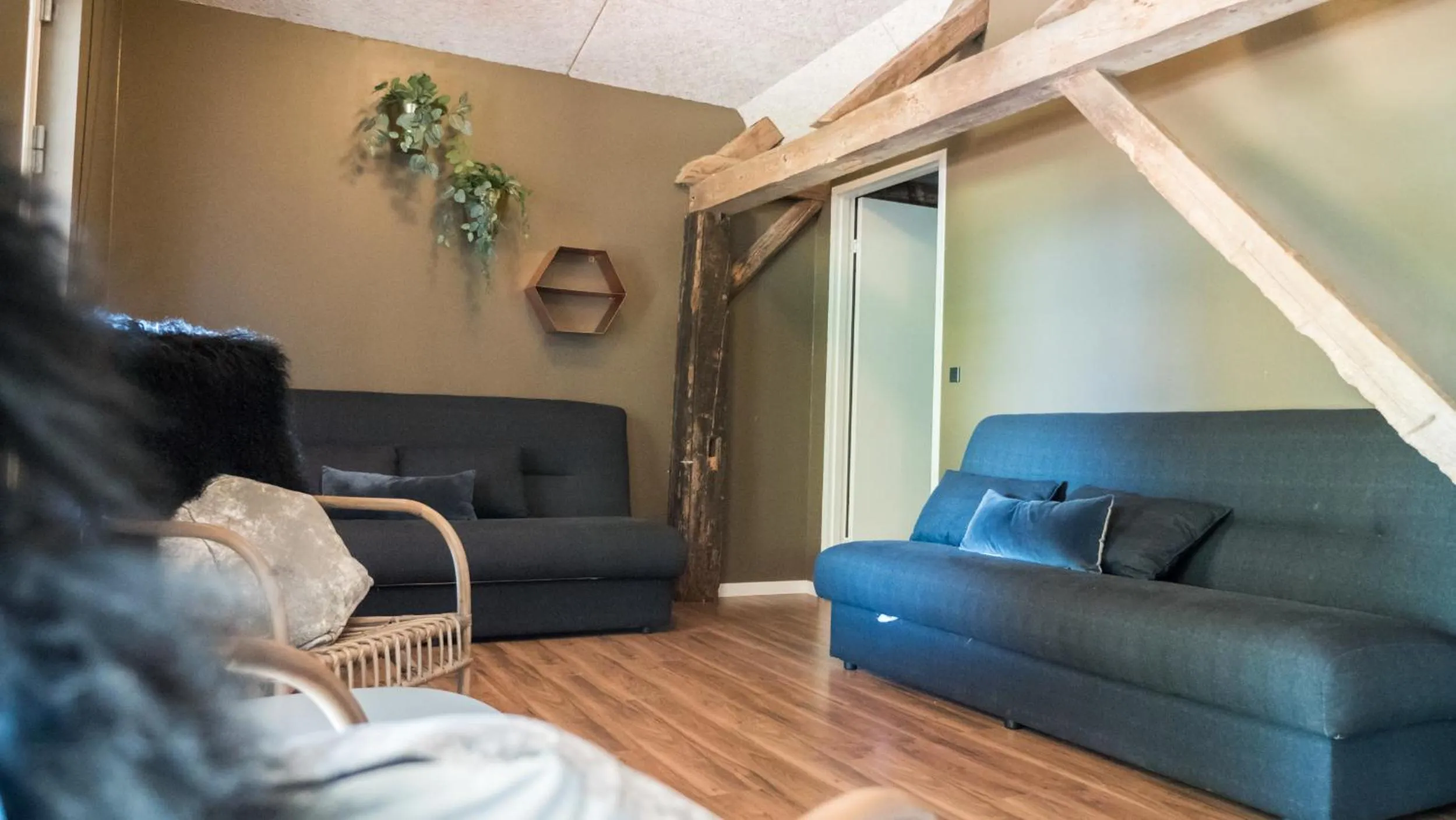 Living room in Adventure Park Apartments