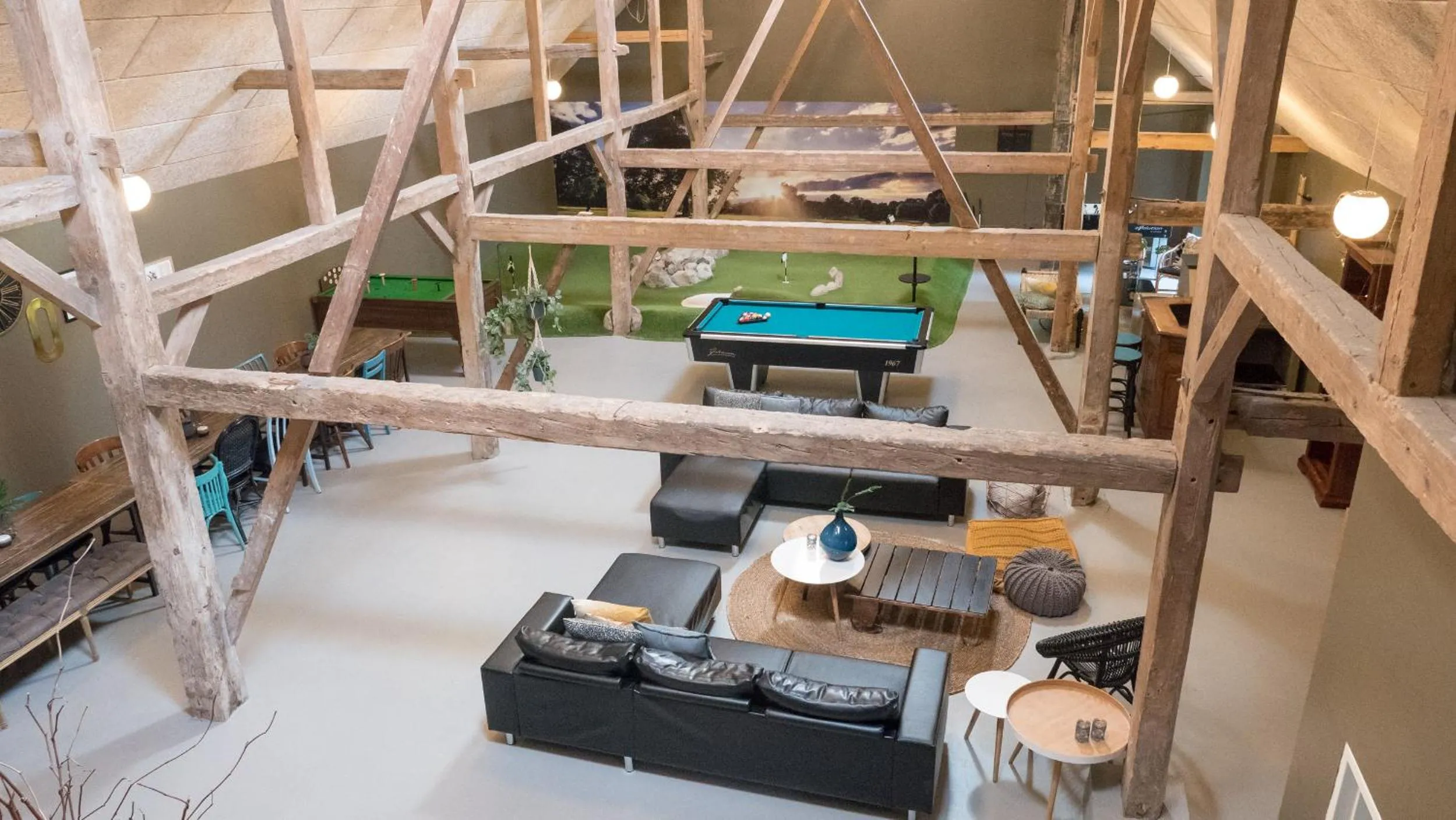 Living room in Adventure Park Apartments