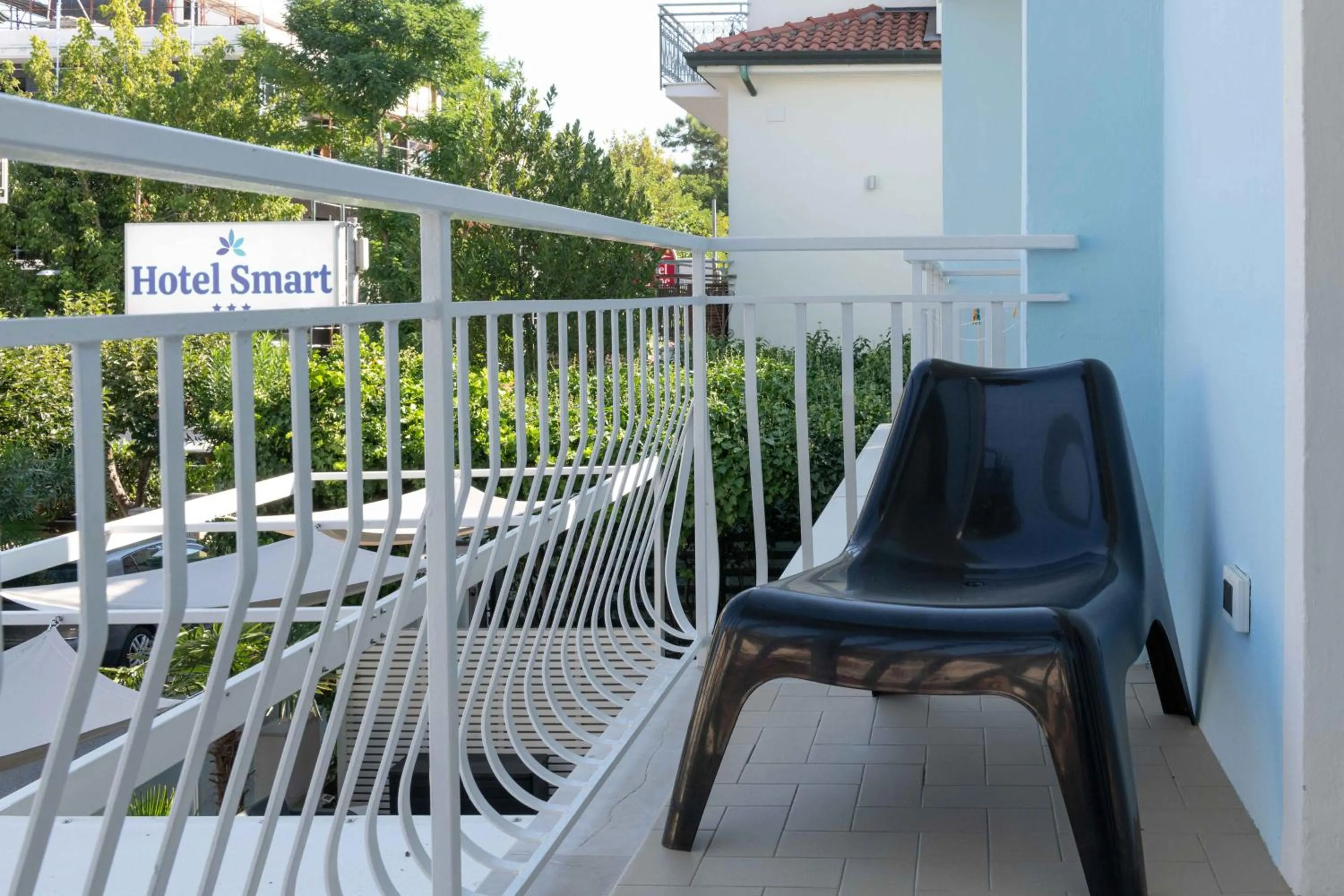 Balcony/Terrace in Hotel Smart Cervia B&B