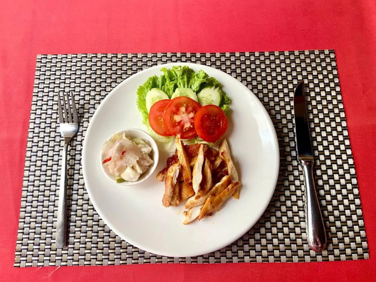 Breakfast in Nataya Round House Coral Bay Resort