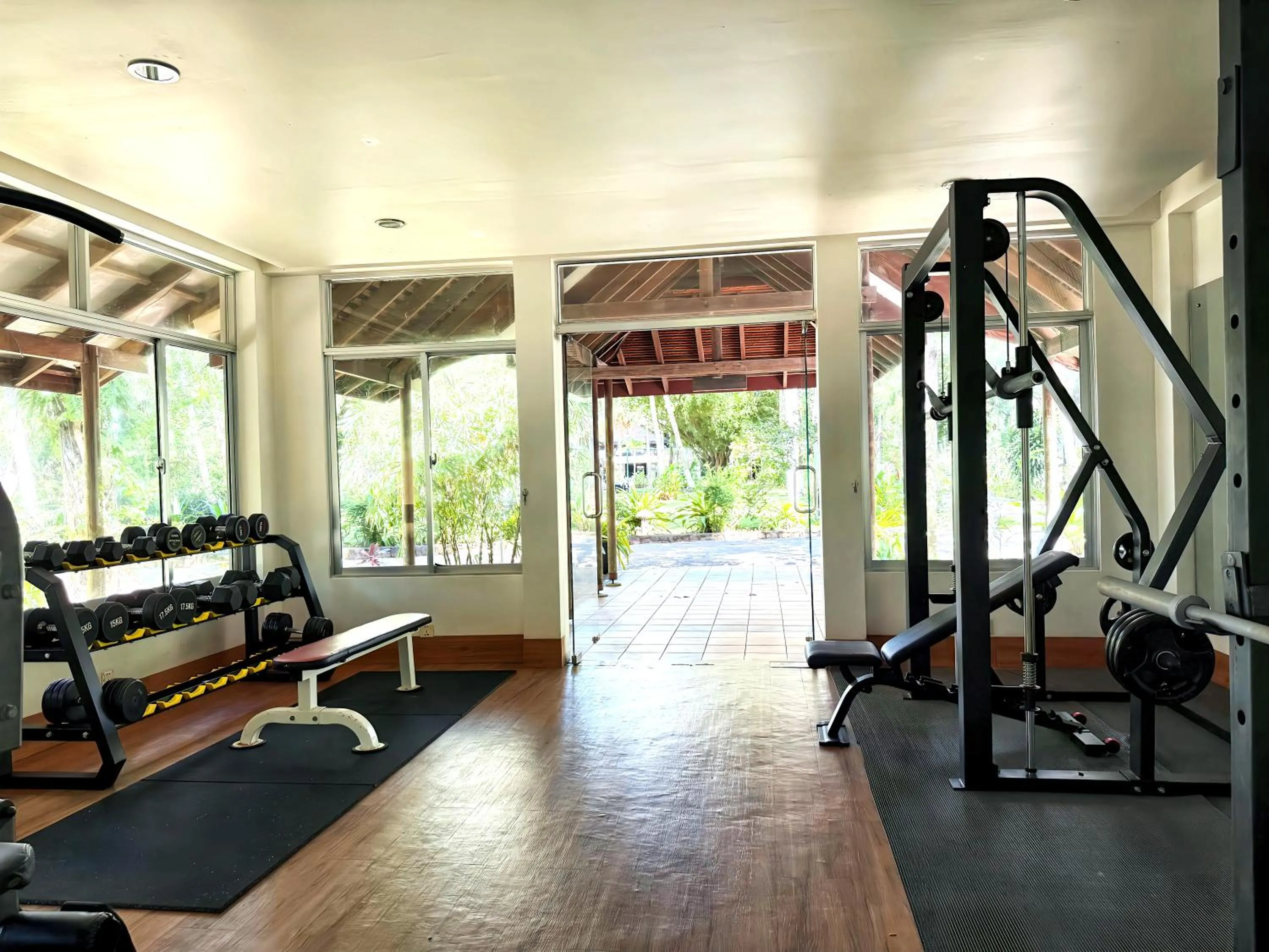 Fitness centre/facilities in Nataya Round House Coral Bay Resort