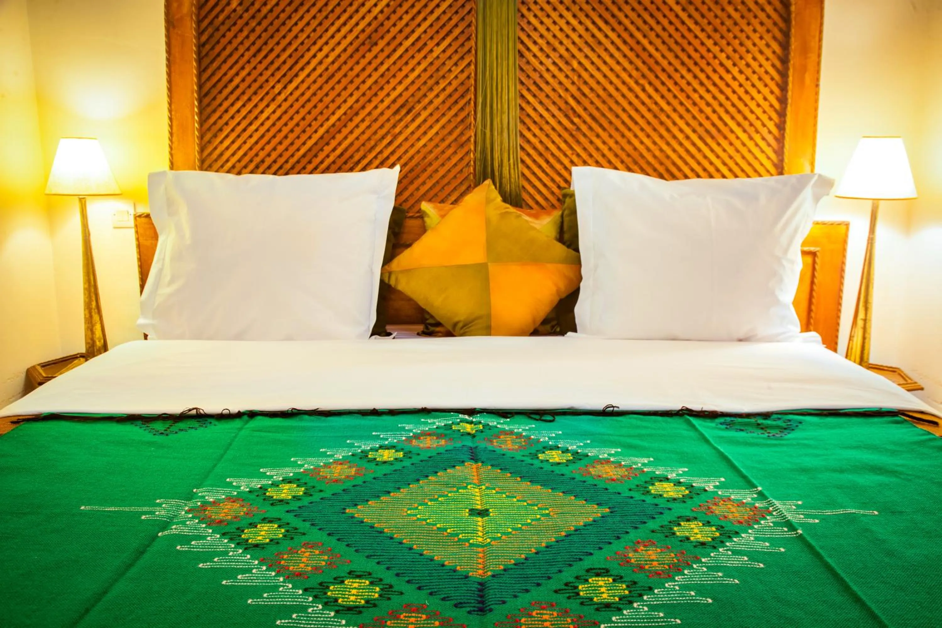 Bed in Riad Sable Chaud