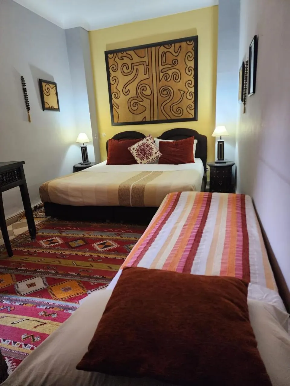 Bed in Riad Sable Chaud