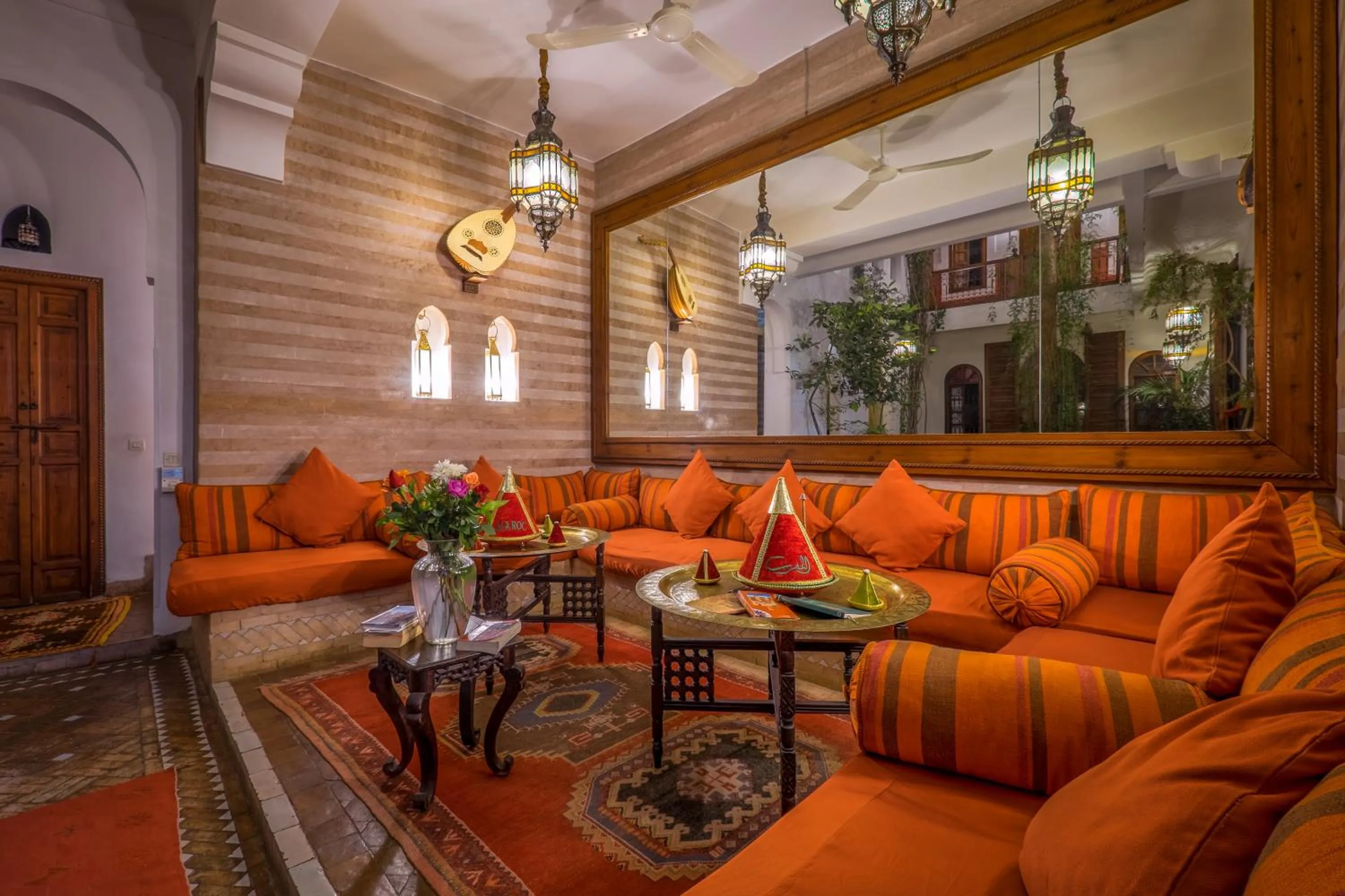 Seating area in Riad Sable Chaud