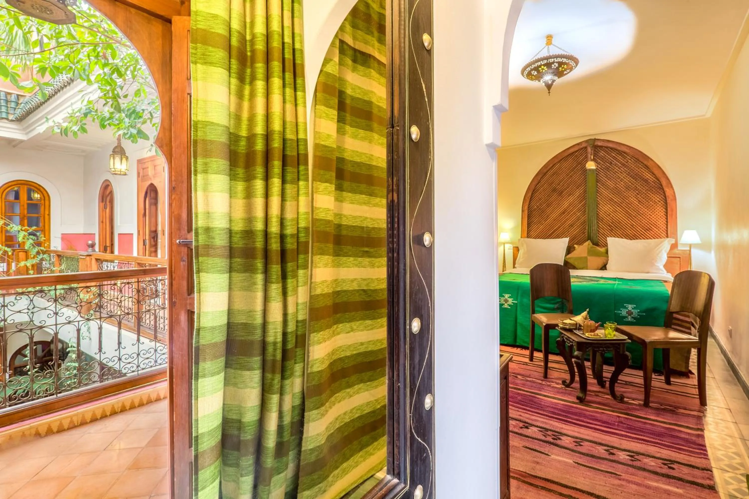 Decorative detail in Riad Sable Chaud